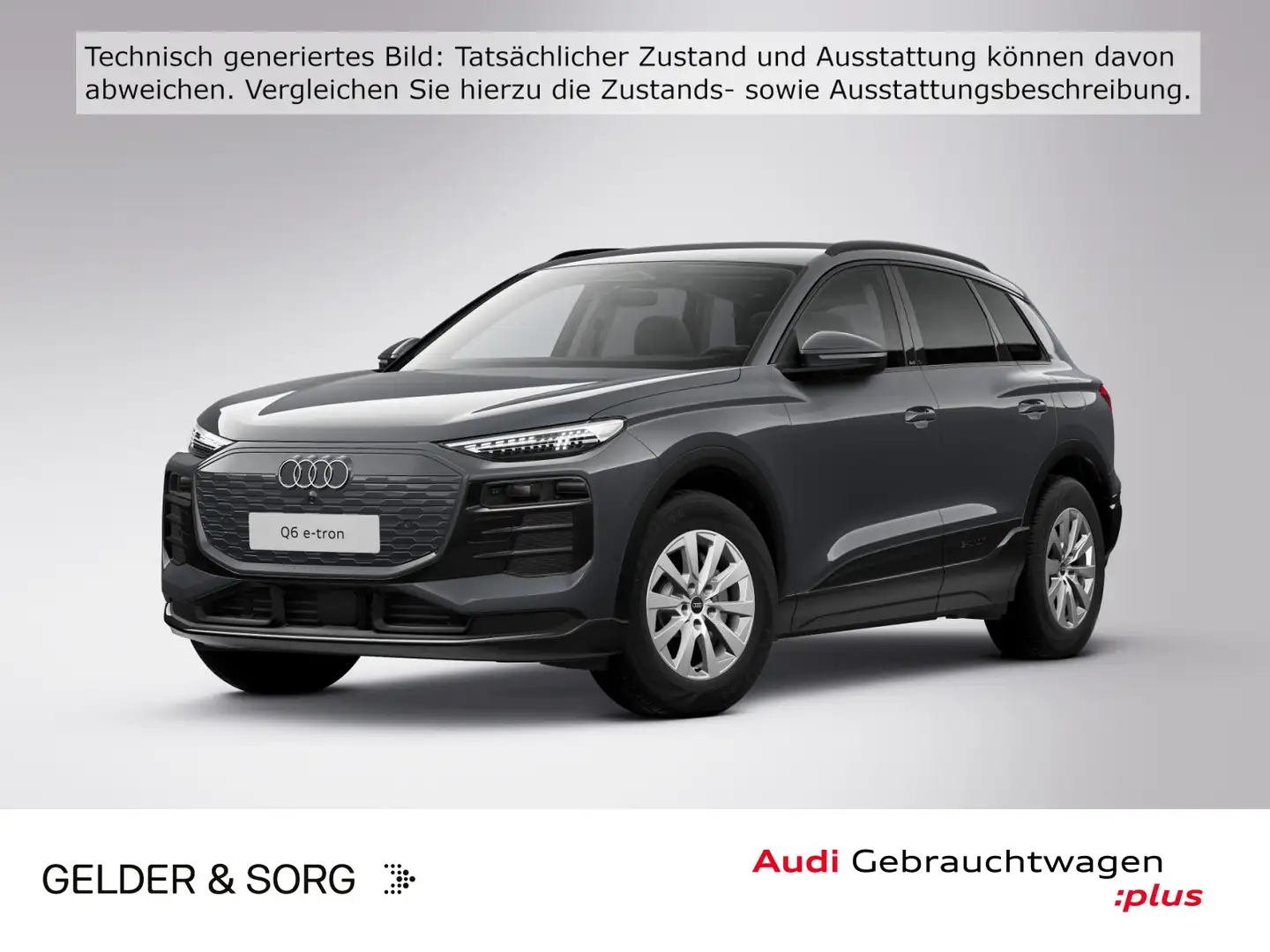 Audi Q6 e-tron advanced Tech*ACC*Virtual+*Wärmep*360° Grau - 1