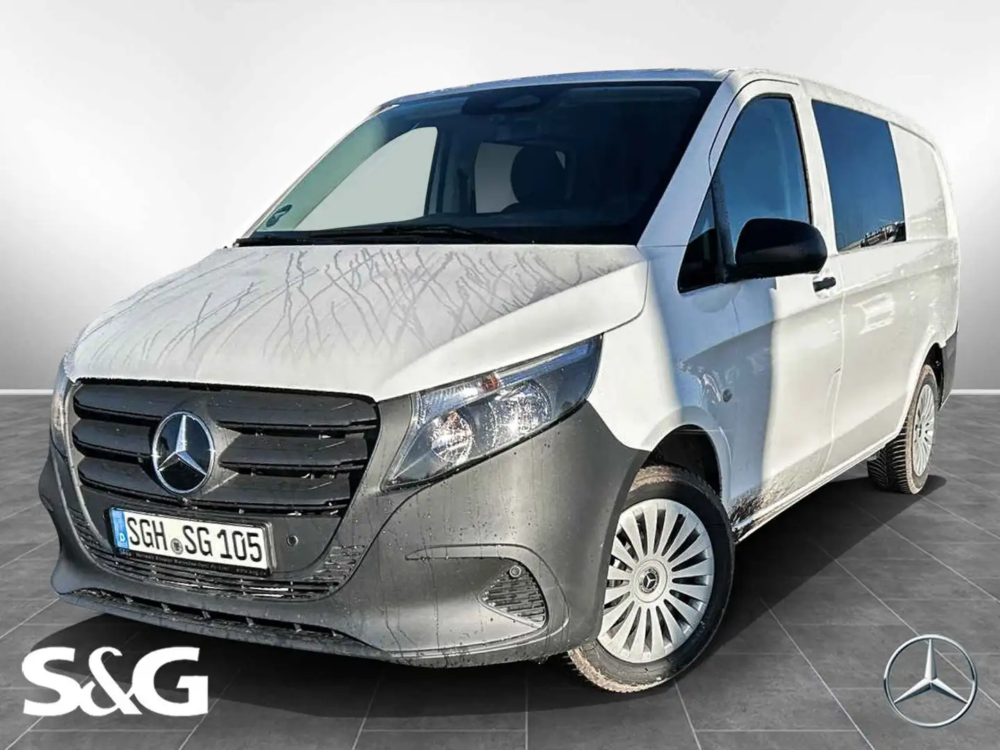 Mercedes-Benz Vito 114 CDI Mixto PRO lang MBUX+AHK+Winterpaket Blanc - 1