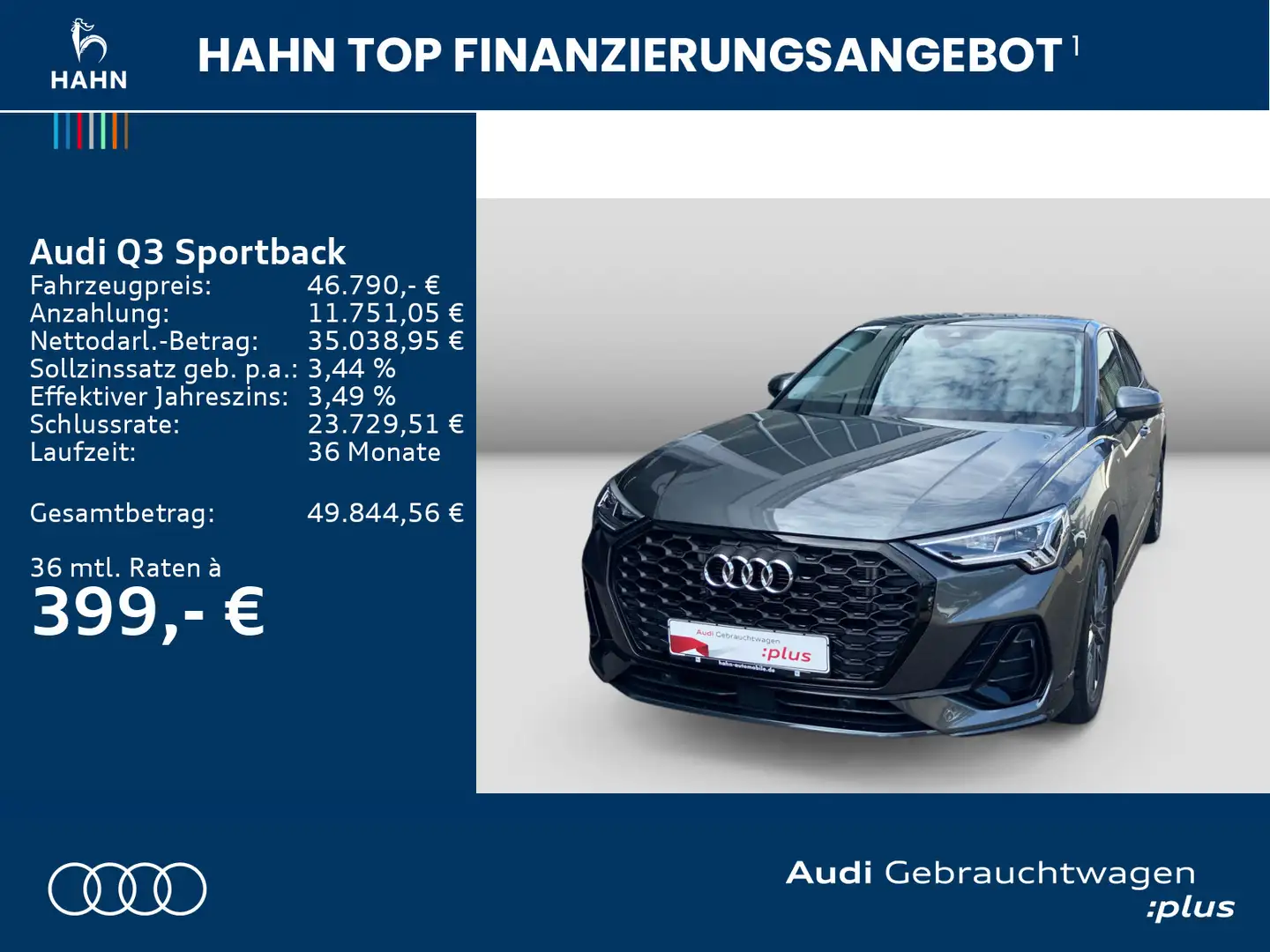 Audi Q3 35 TFSI S-tronic S line Navi Pano Grau - 2