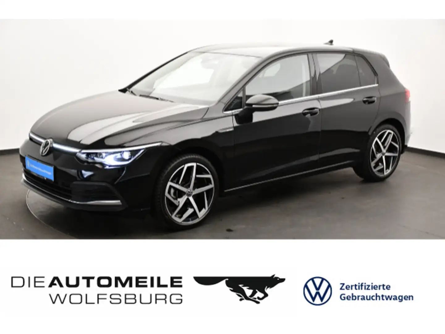 Volkswagen Golf 8 VIII 1.5 eTSI DSG Style AHK/Rückkam/Multi Schwarz - 1