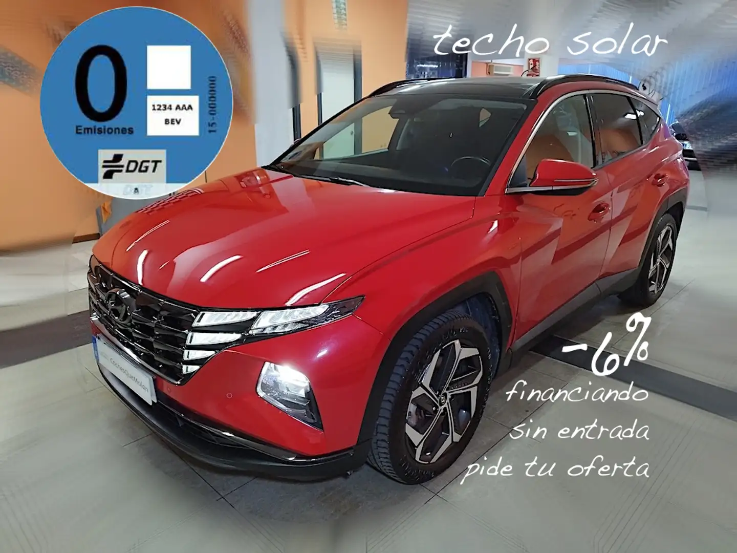Hyundai TUCSON 1.6 TGDI PHEV Tecno Sky AT Rojo - 1