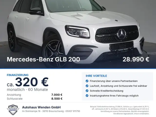 Mercedes-Benz GLB 200 7G DCT AMG CarPlay/Temp/Wide/Lane/LED