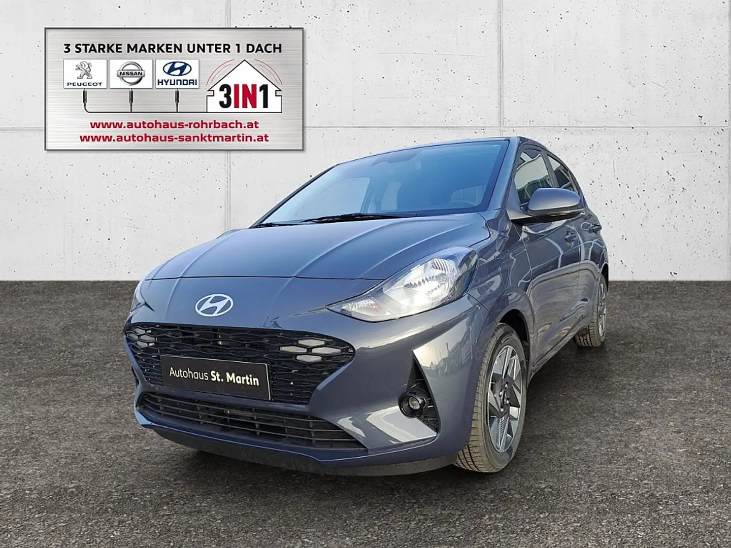 Hyundai i10 1,0 GO PLUS Grijs - 1