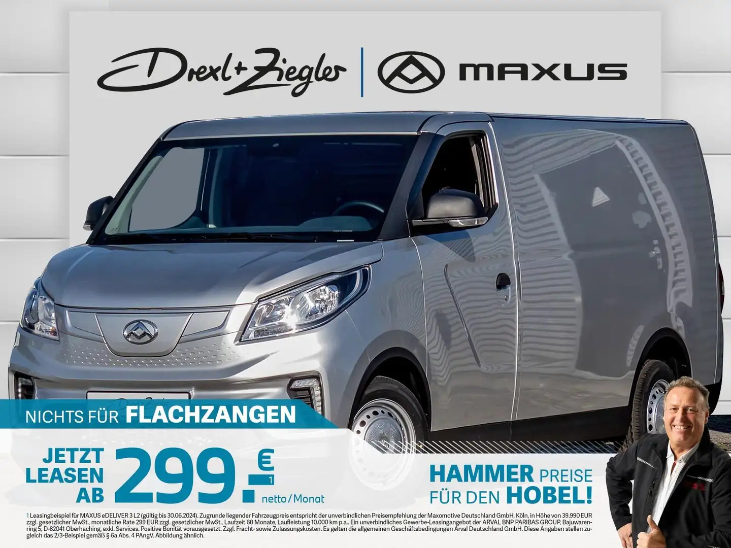 Maxus eDeliver3 L2 50kWh LWB Argento - 1
