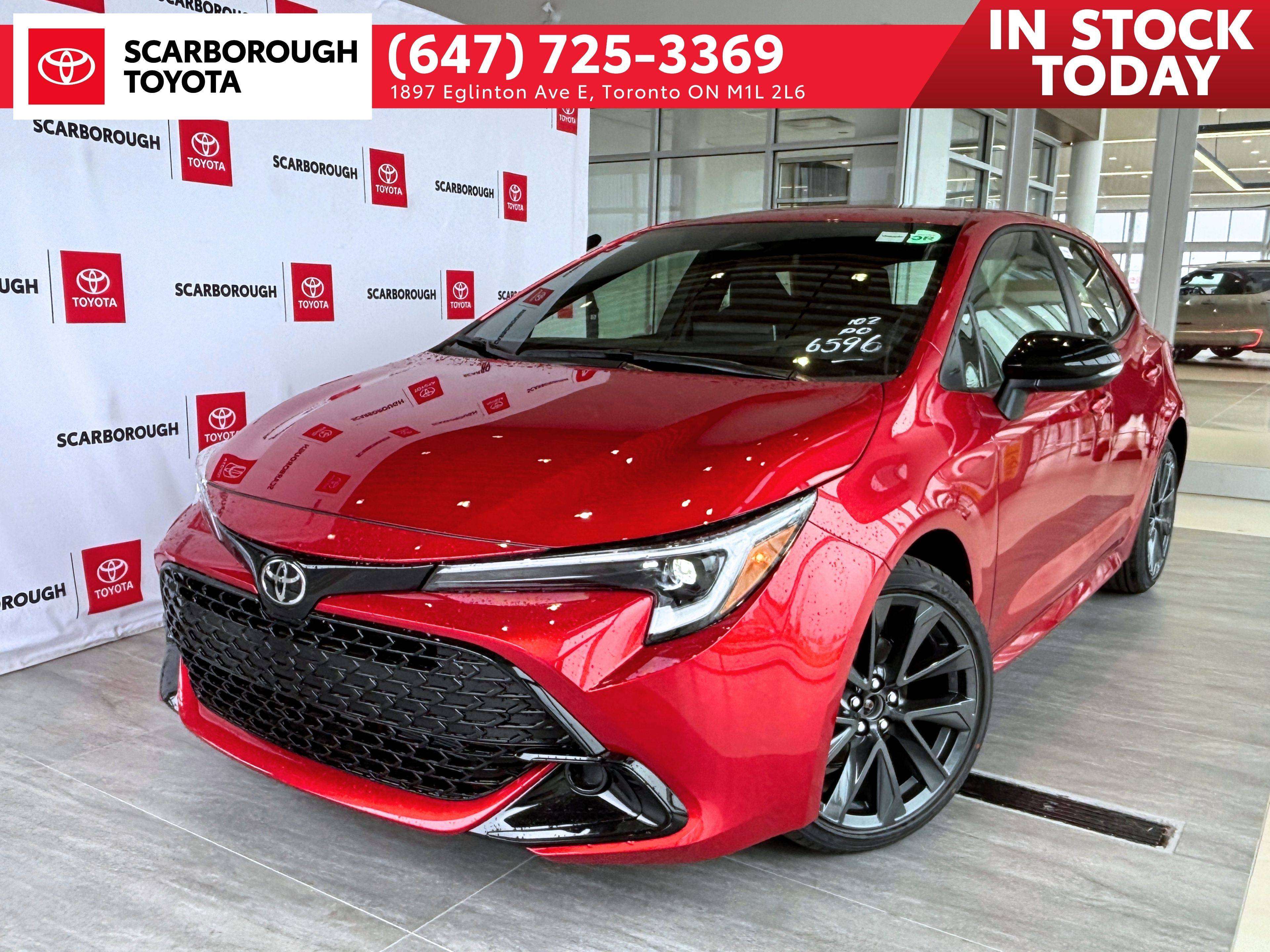 Red 2027 Toyota Corolla Hatchback   Automatic
