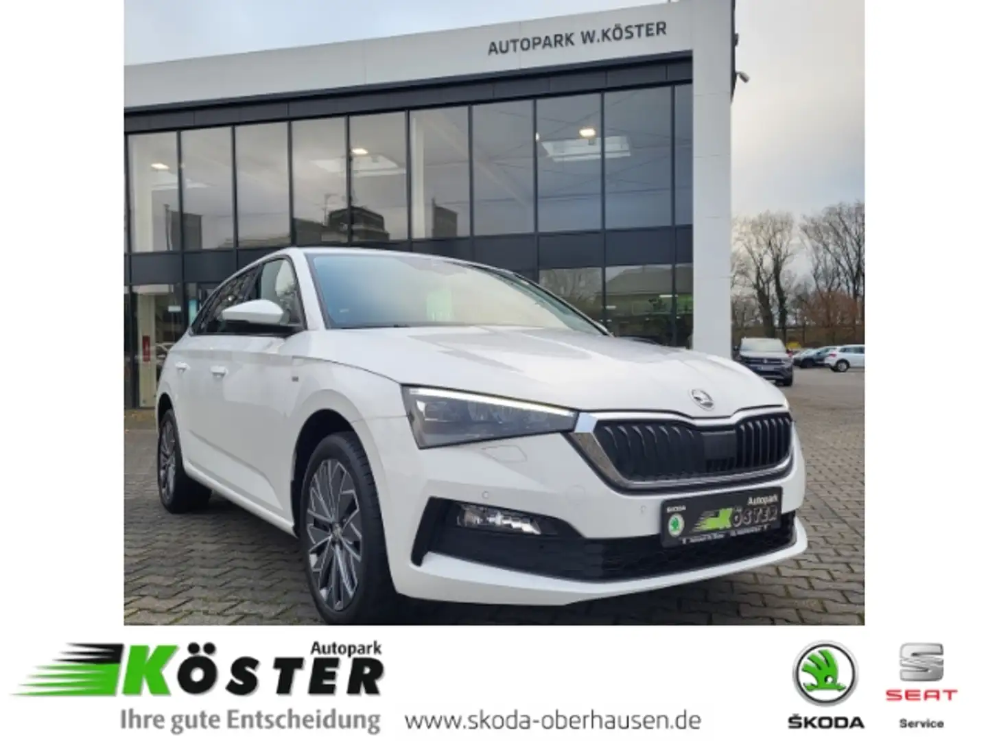 Skoda Scala Tour 1.0 TSI 81 KW 6 Gang Schaltgeriebe*NAV*LED*RF Weiß - 1