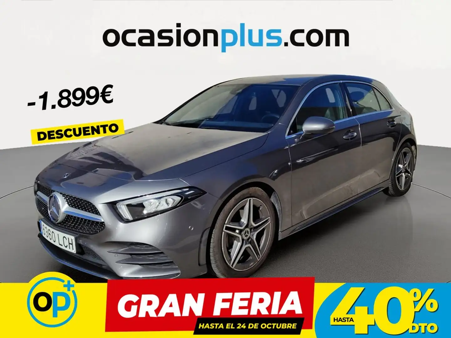 Mercedes-Benz A 180 180d 7G-DCT Gris - 1