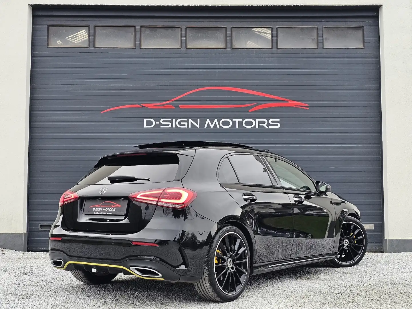 Mercedes-Benz A 200 (163ch) AUT. AMG PACK 2018 75.000km 1er PROP !! Zwart - 2