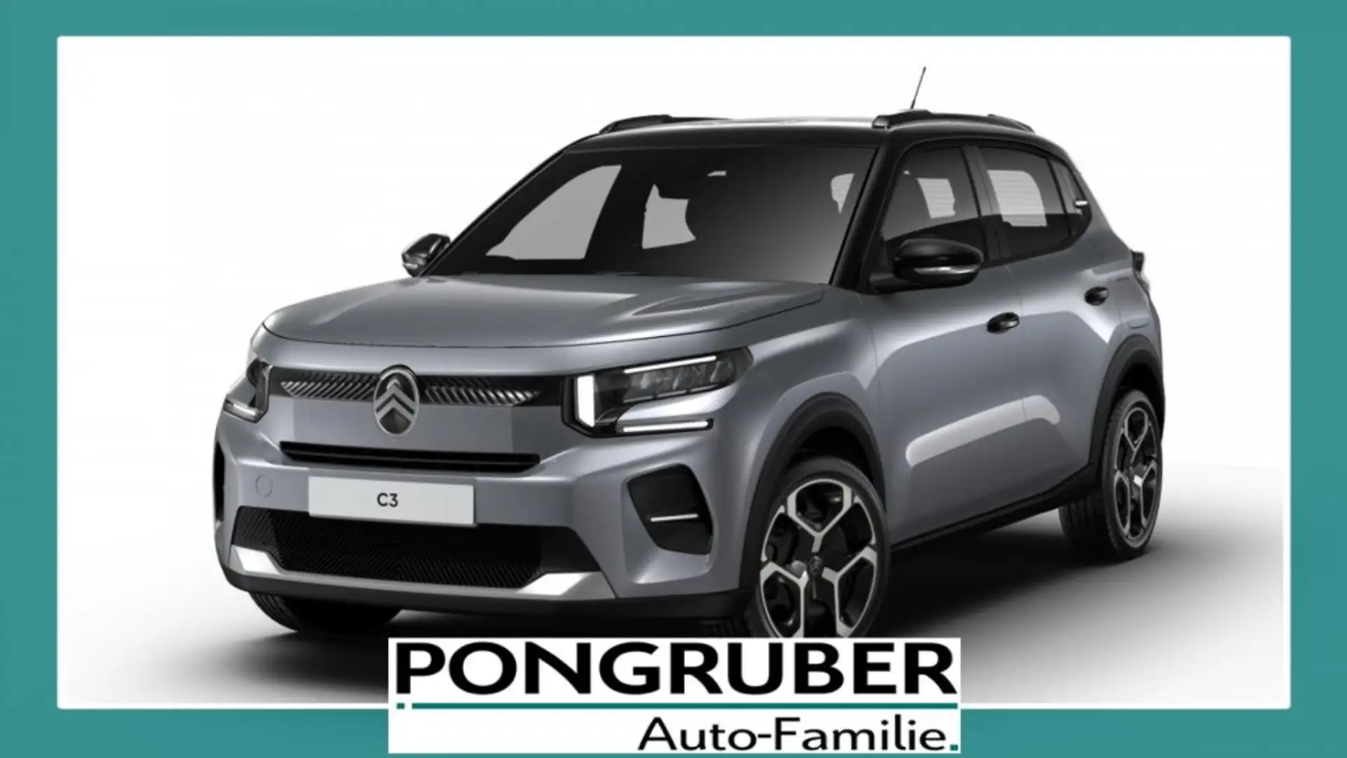 Citroen C3 Turbo 100PS Manuell PLUS Grau - 1