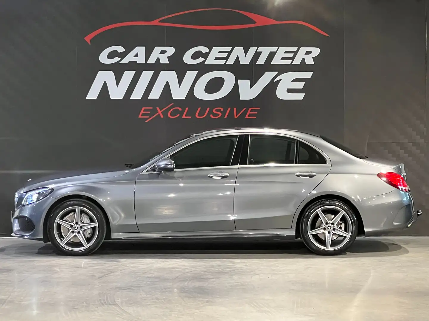 Mercedes-Benz C 160 AMG Line / Berline / 1ste Eigenaar / Volleder Inte Stříbrná - 2