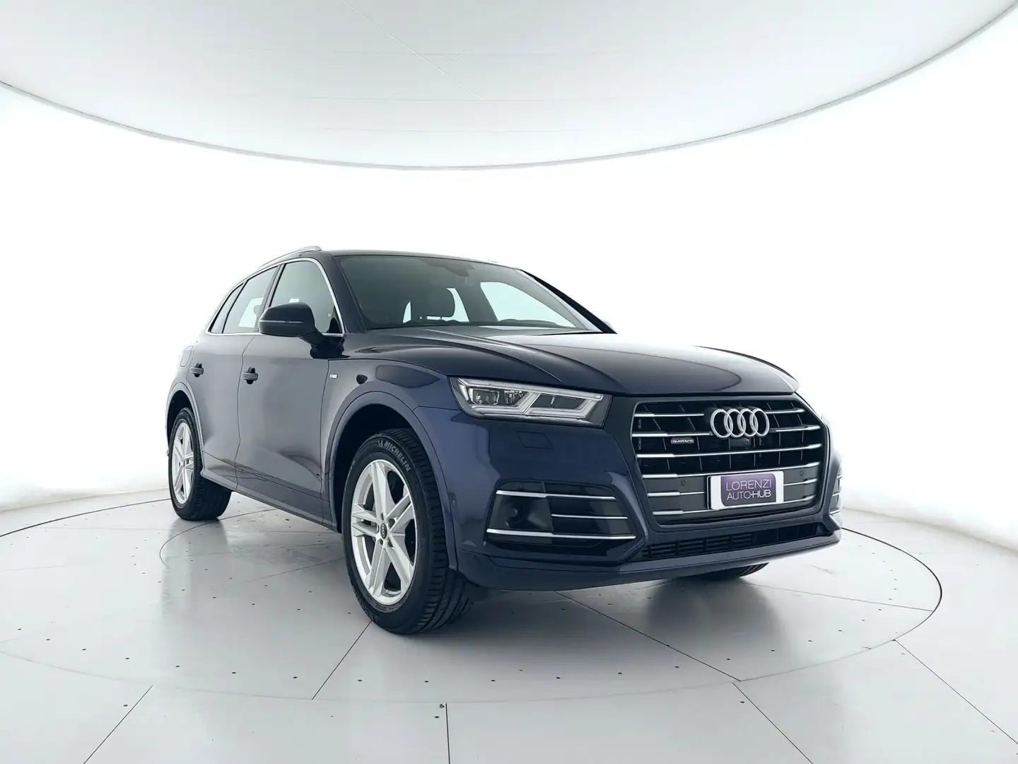 Audi Q5 55 2.0 tfsi e S line Plus quattro 367cv CAMERA 360 Blu/Azzurro - 1