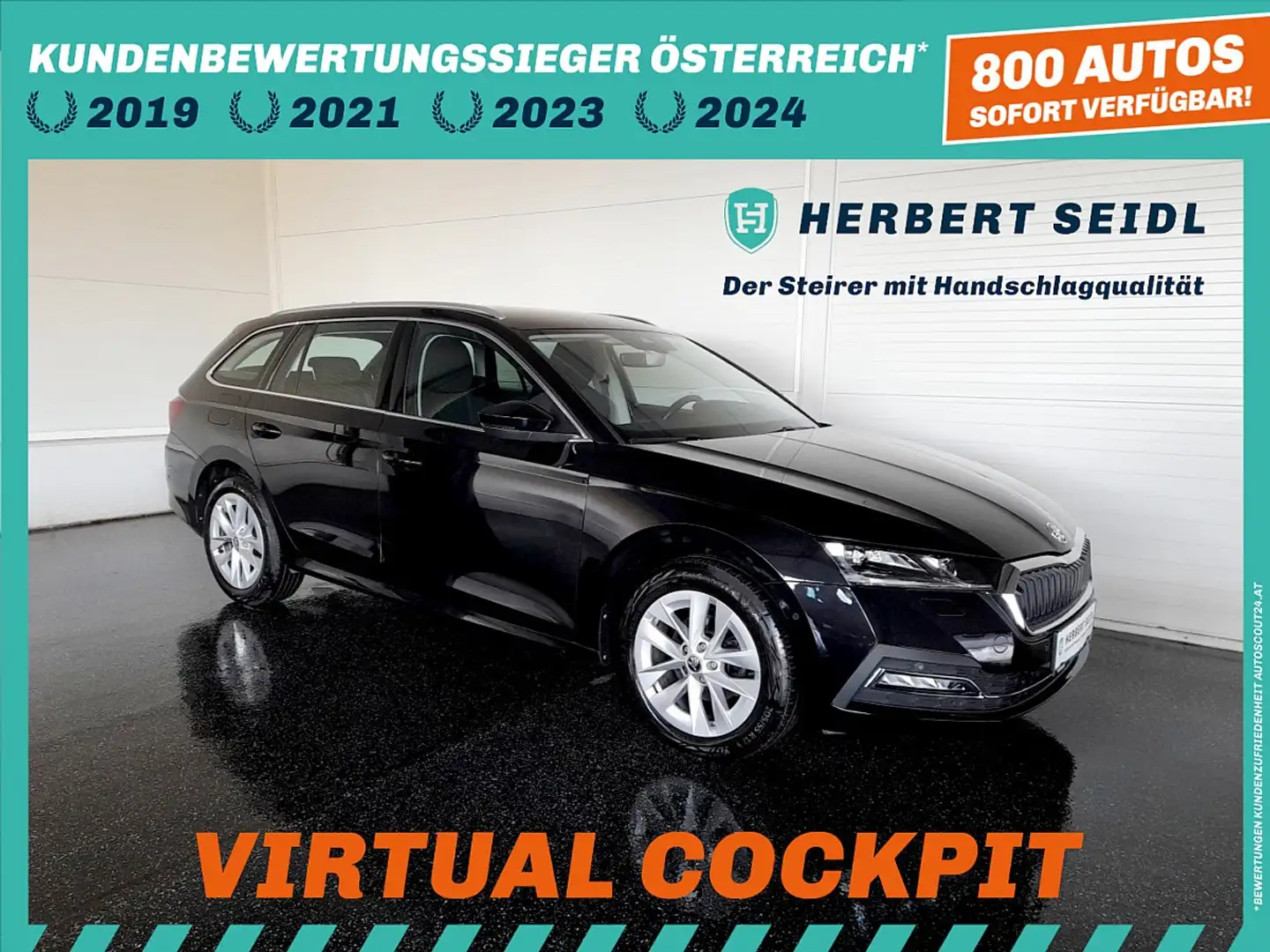 Skoda Octavia Combi STYLE 2,0 TDI DSG *MATRIX LED / HEAD-UP /... Schwarz - 1