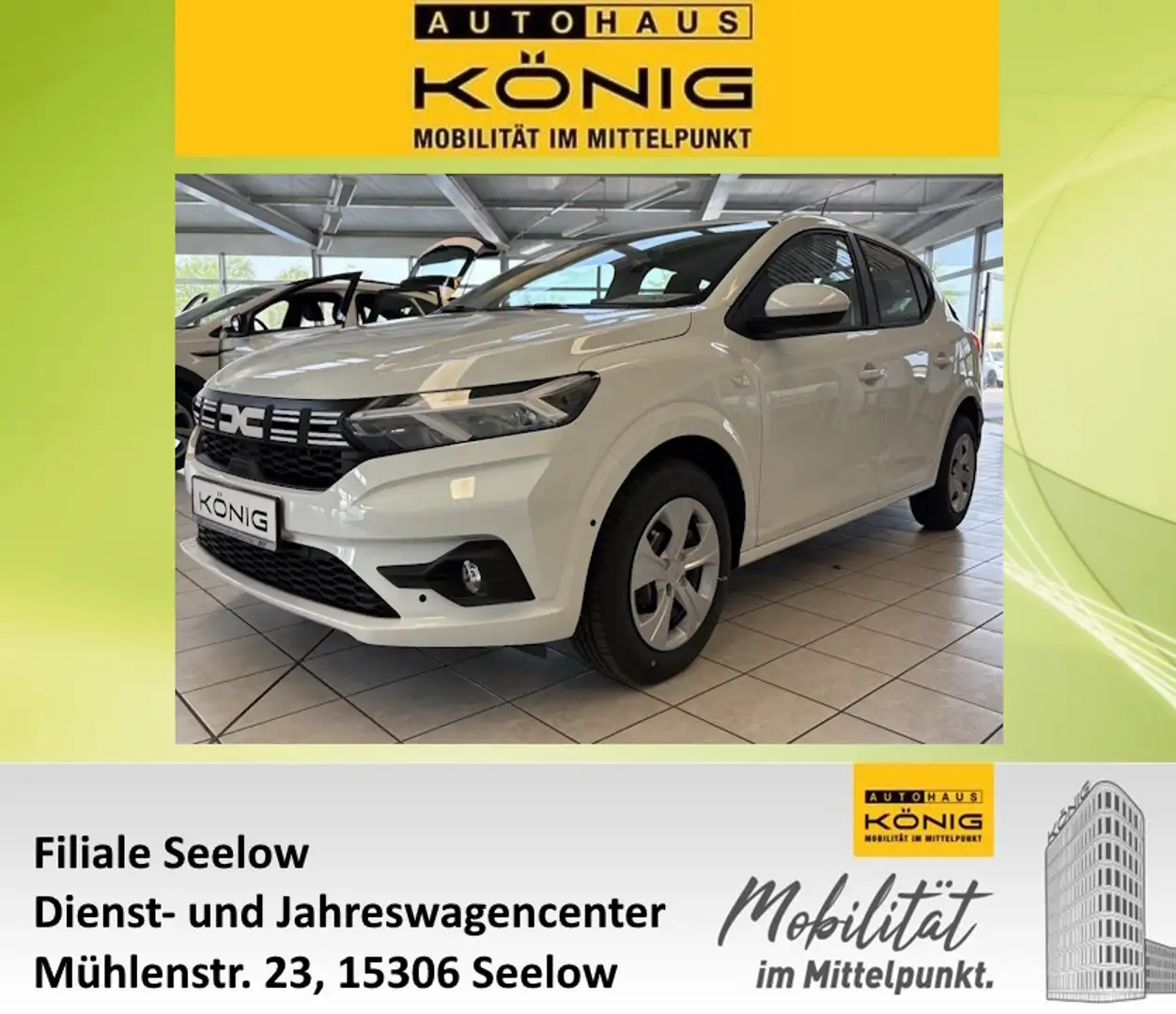 Dacia Sandero Expression TCe 90 Weiß - 1