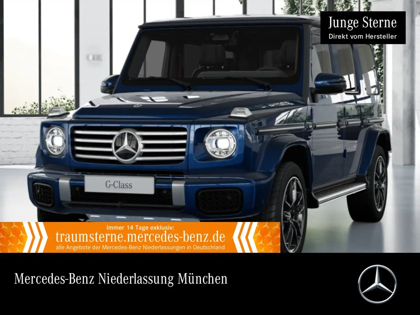 Mercedes-Benz G 500 Exclusive Burmester 3D AMG Fondent 360° SHD Blau - 1