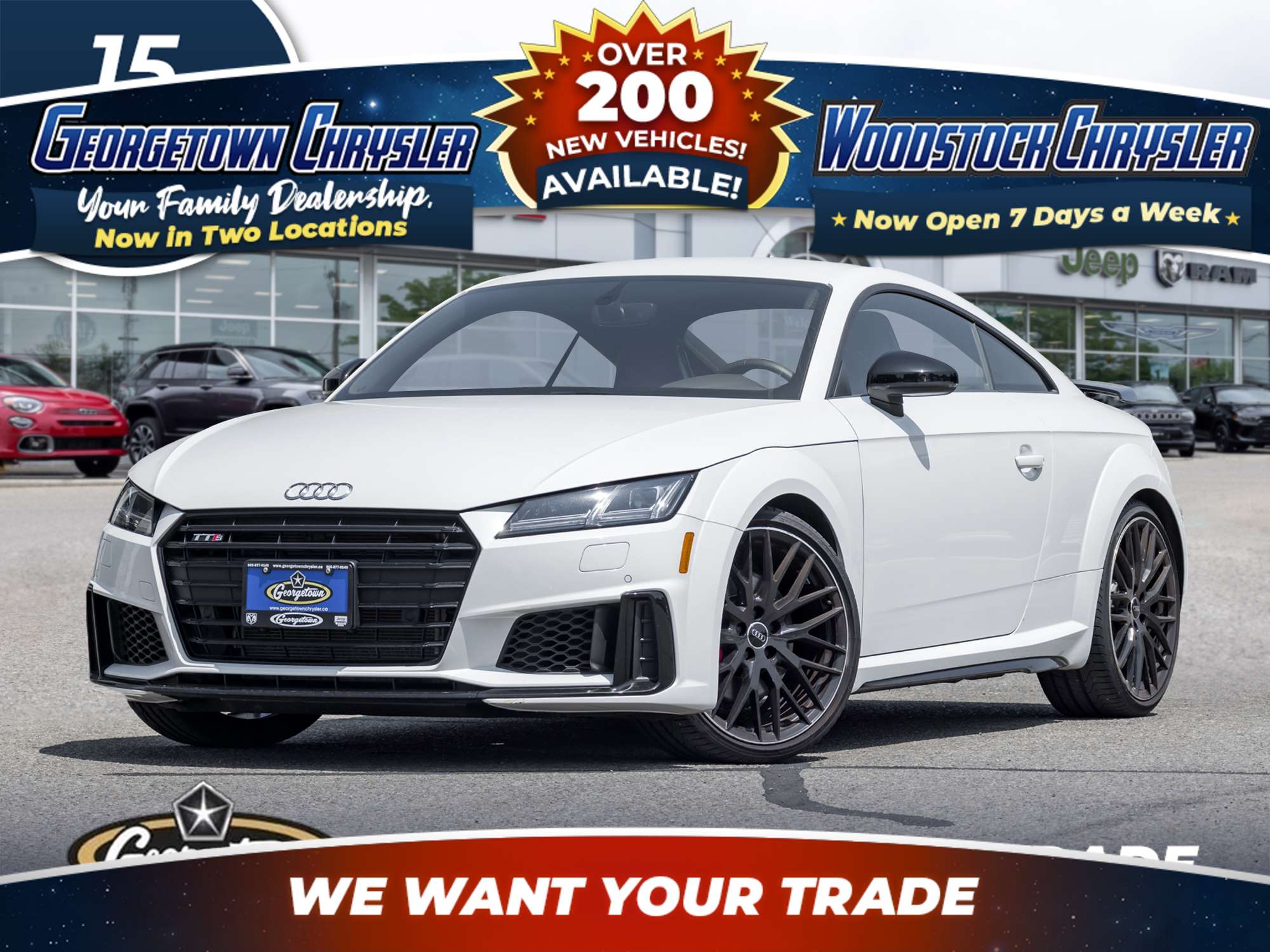 2022 Audi TTS 2.0T QUATTRO AWD | ADS | RED LEATHER |HEATED SEATS