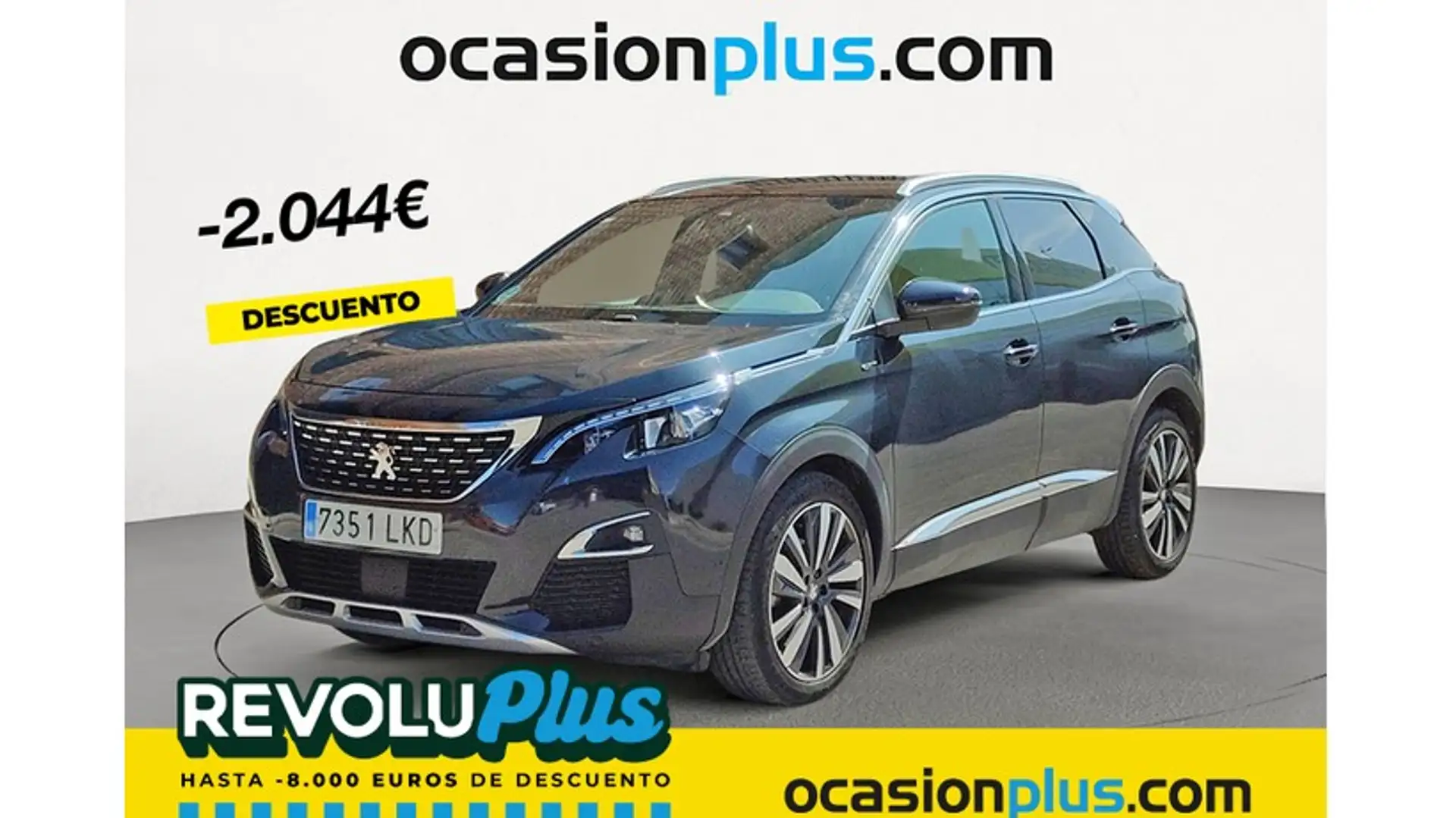 Peugeot 3008 2.0HDI FAP Allure Aut. 160 Gris - 1