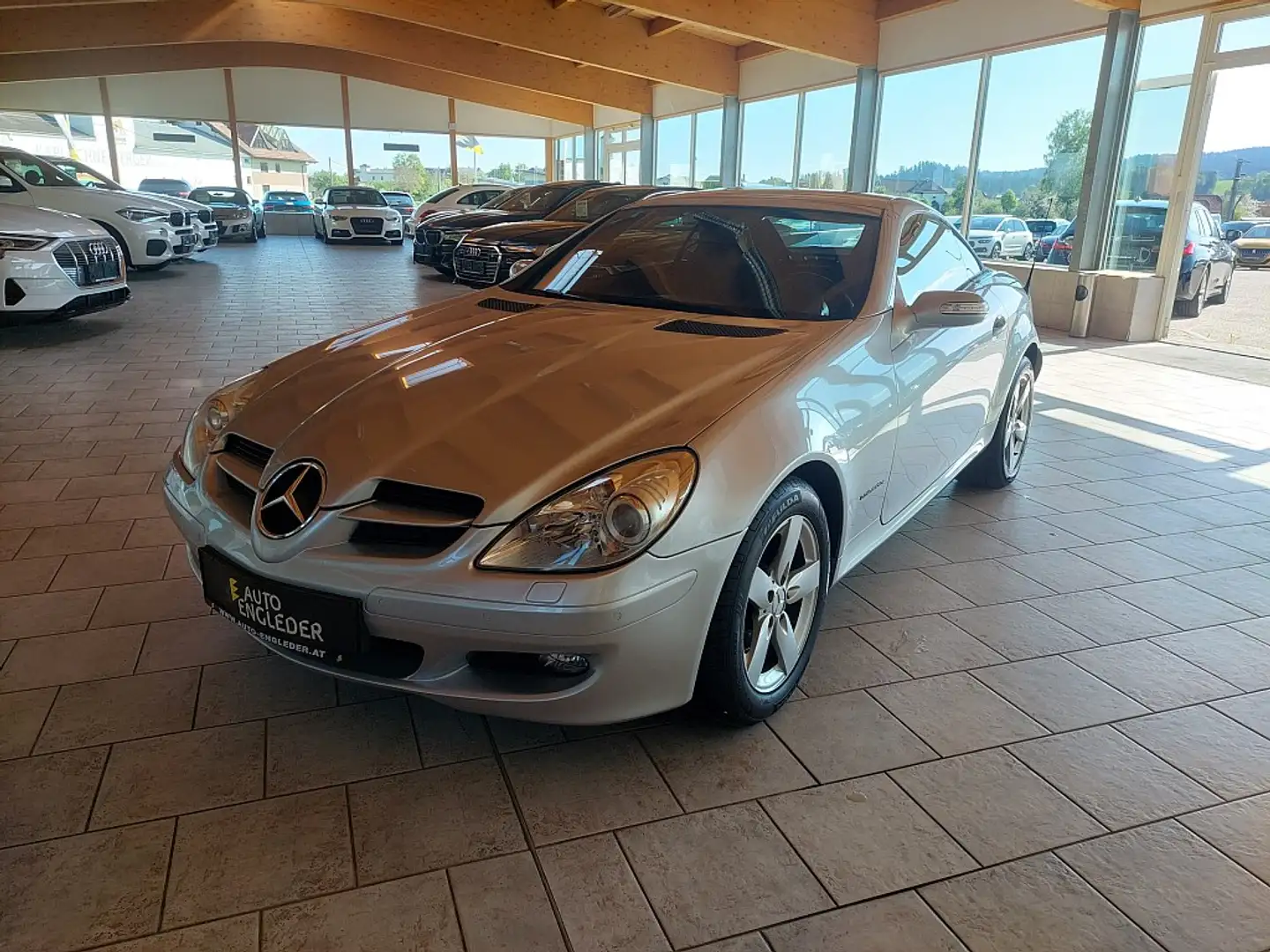 Mercedes-Benz SLK 200 Kompressor Aut. Cabrio Argent - 2