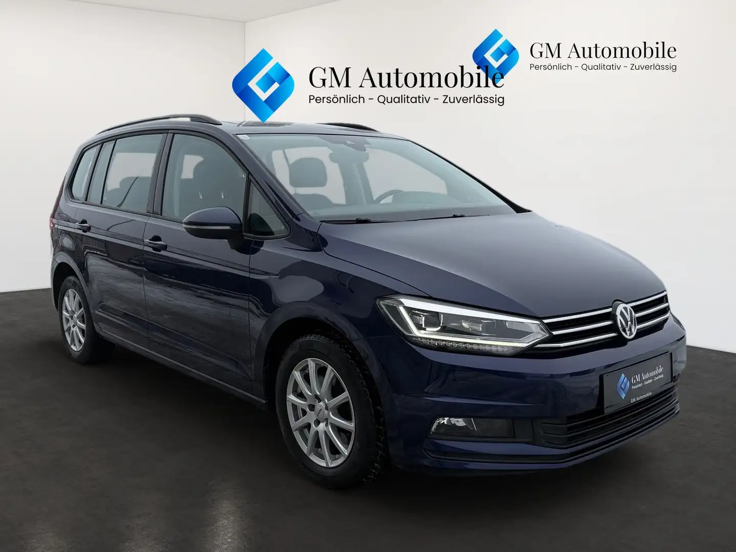 Volkswagen Touran 1.6 TDI BMT Comfortline AHK Blau - 2