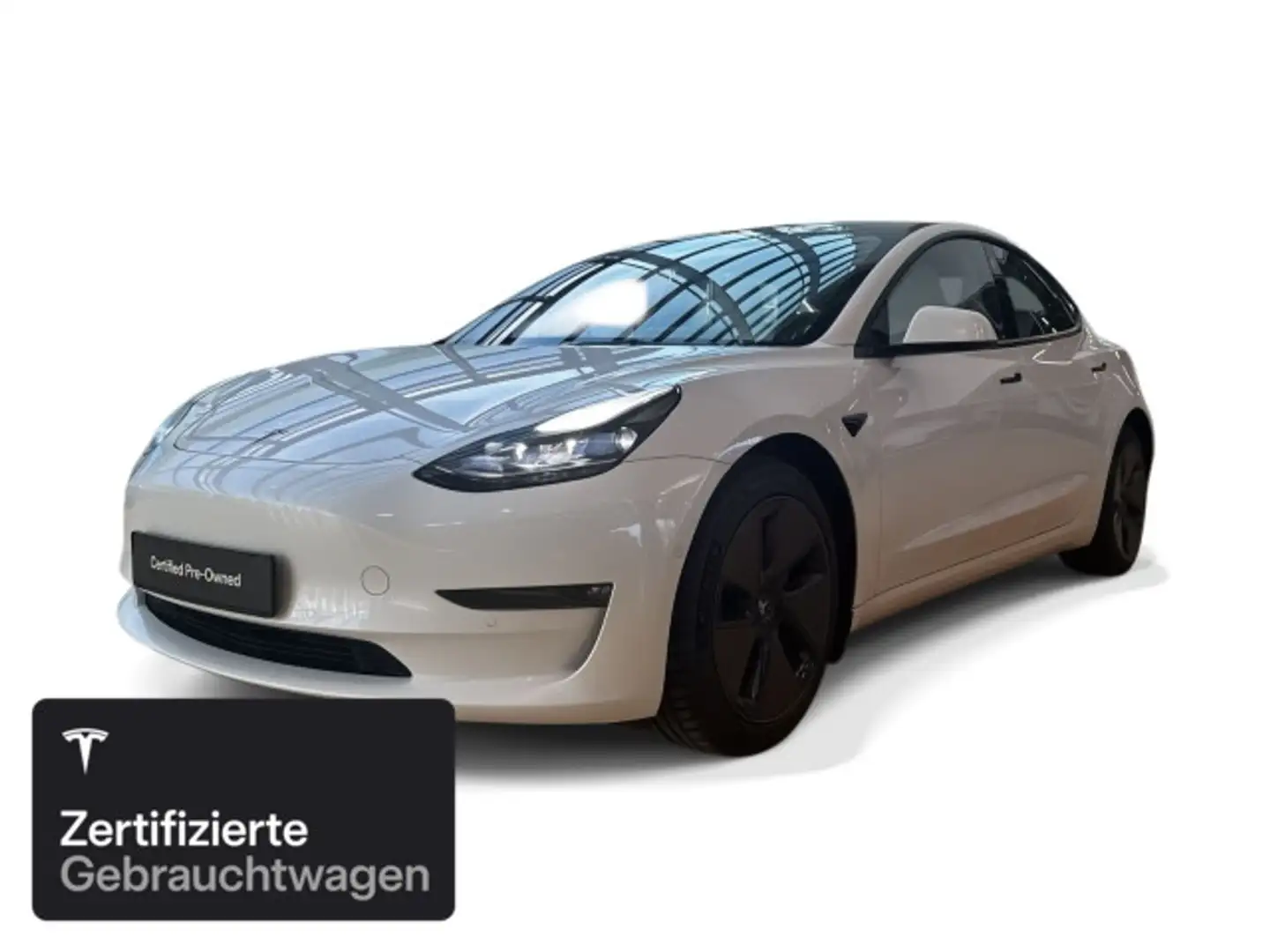 Tesla Model 3 Long Range AWD Weiß - 1