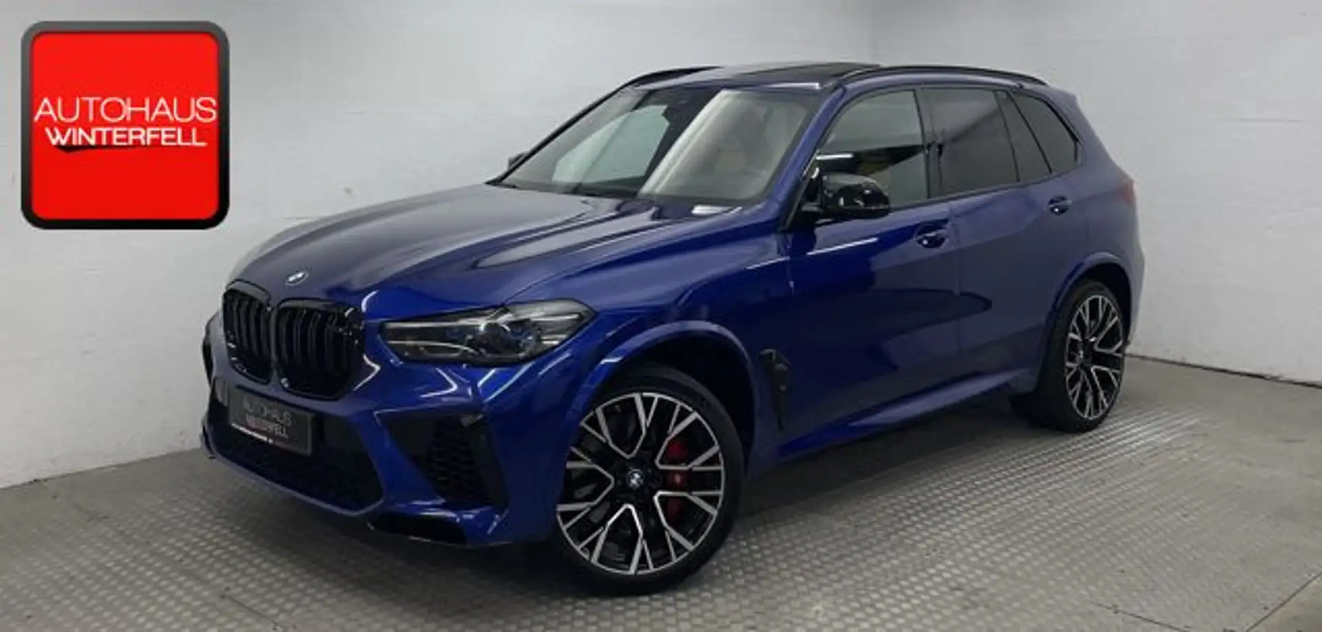 BMW X5 M Competition DRIVERS+22Z+LASER+AHK+MASSAGE+ Blau - 1