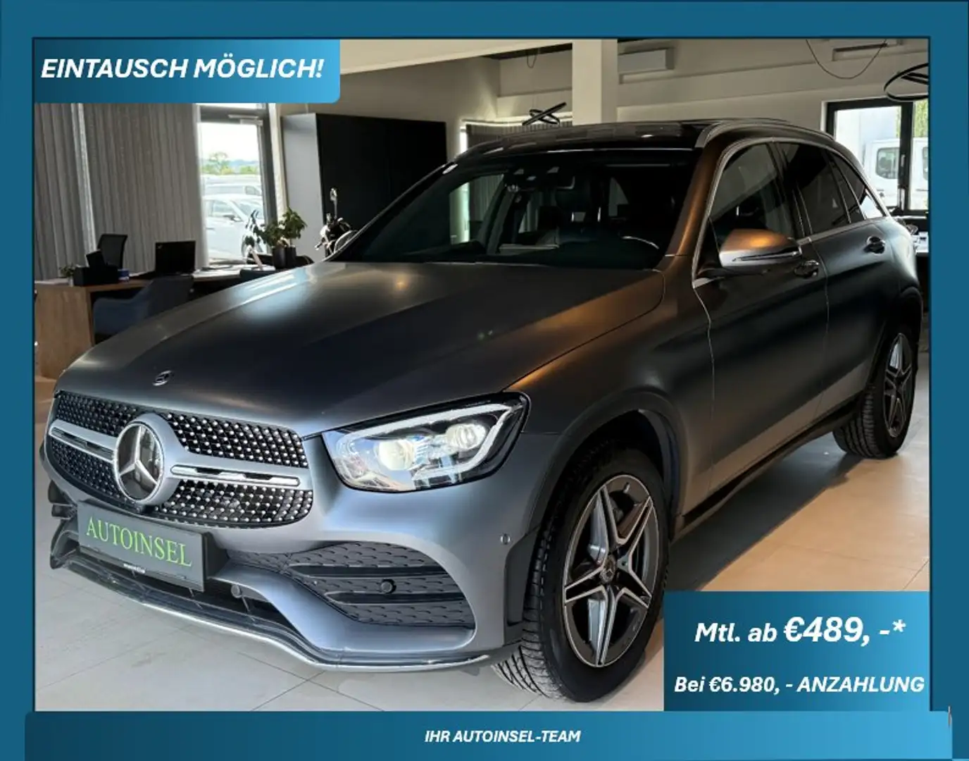 Mercedes-Benz GLC 400 GLC 400 d 4Matic AMG Line Grau - 1