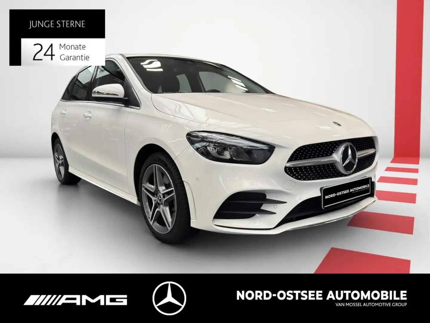 Mercedes-Benz B 250 e AMG NAVI KAMERA LED SHZ PDC SPUR MBUX Blanc - 2