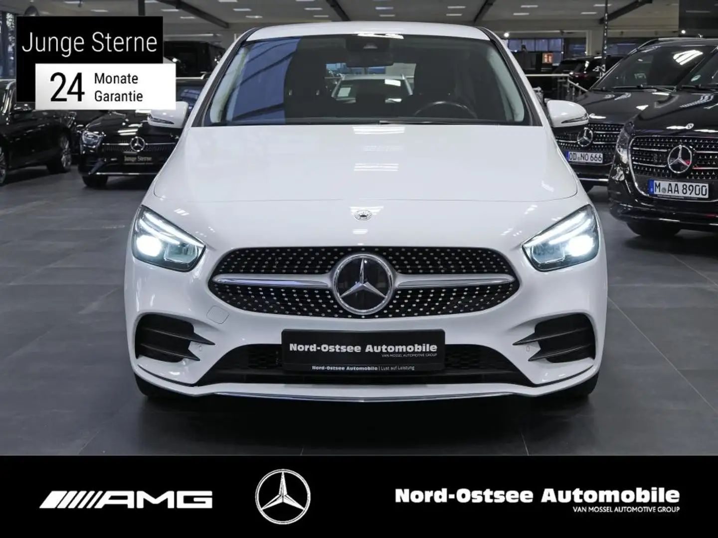Mercedes-Benz B 250 e AMG NAVI KAMERA LED SHZ PDC SPUR MBUX Weiß - 2