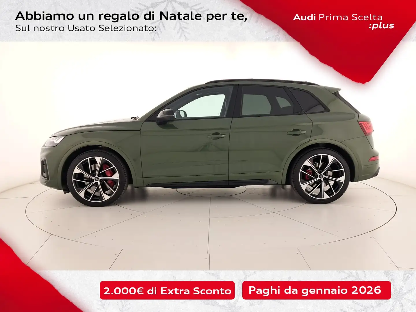 Audi SQ5 s3.0 tdi mhev 48v sport attitude quattro tiptronic Verde - 2