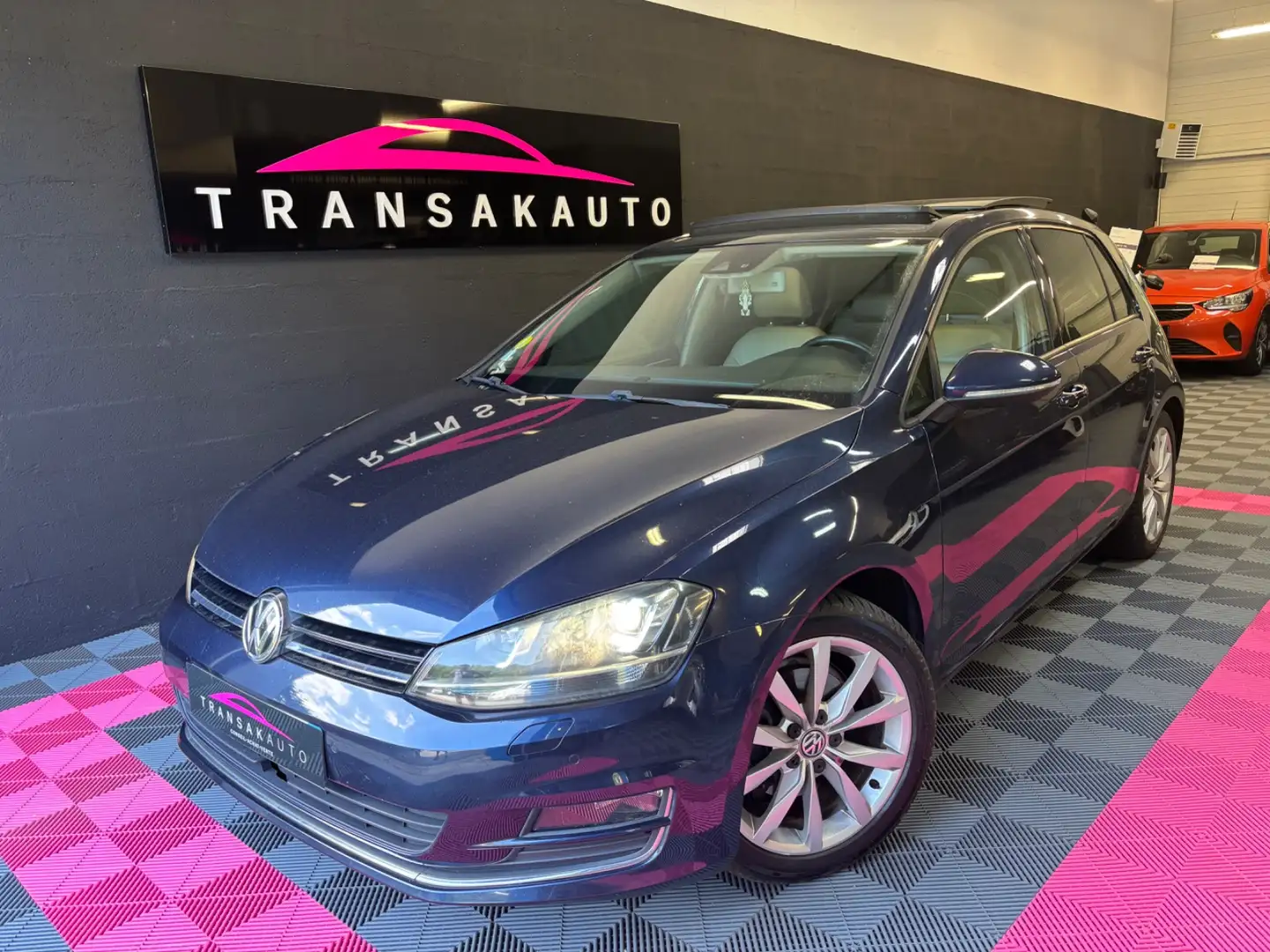 Volkswagen Golf Carat DSG6 Bleu - 1