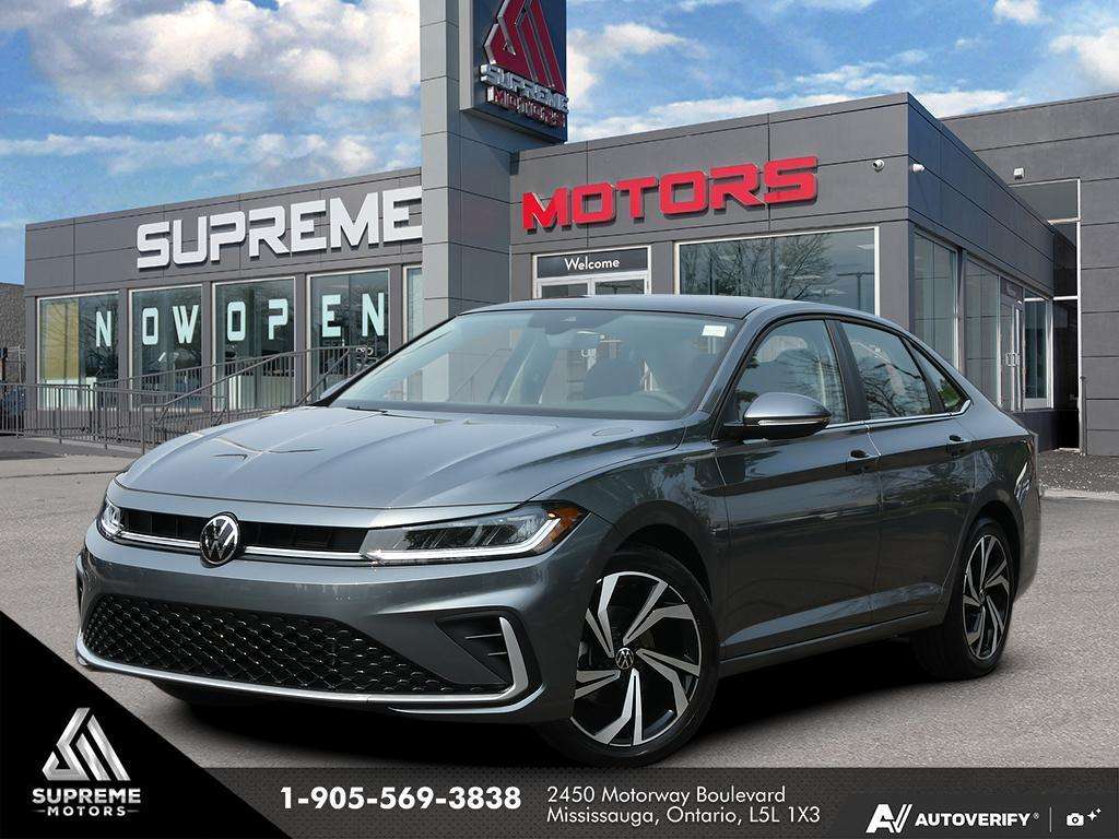 2026 Volkswagen Jetta HIGHLINE / CLEAN CARFAX / SUNROOF / LEATHER / NAVI
