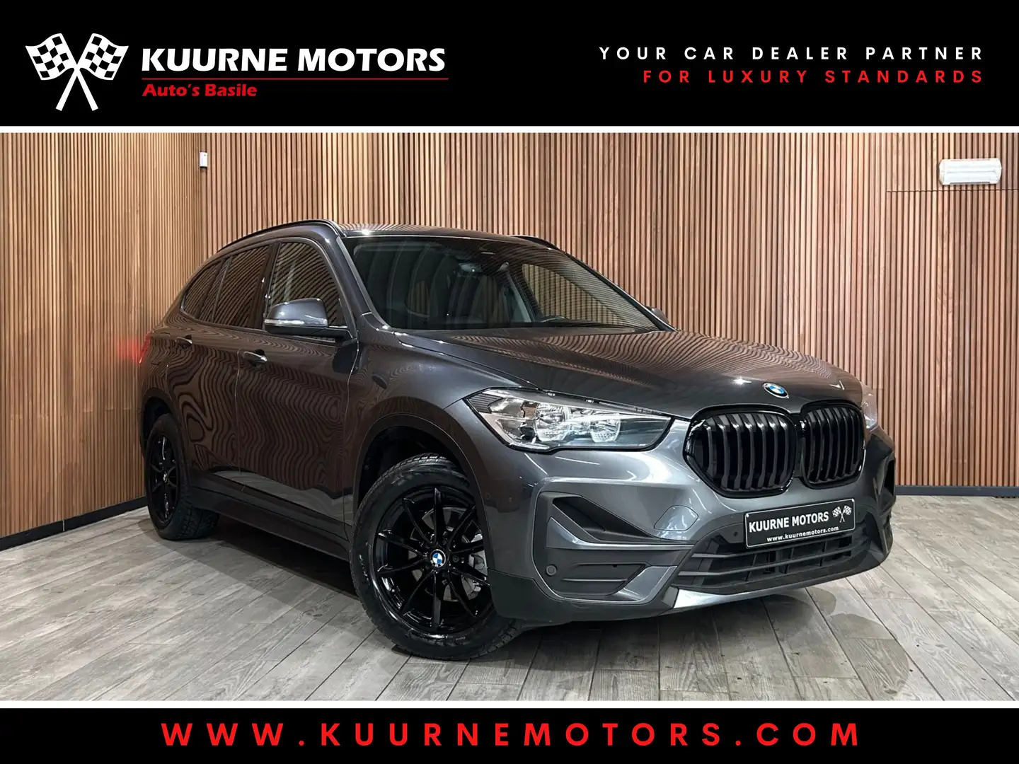 BMW X1 sDrive16dA Alu17"/Leder/Gps/Cruise *1j garantie* Grigio - 1