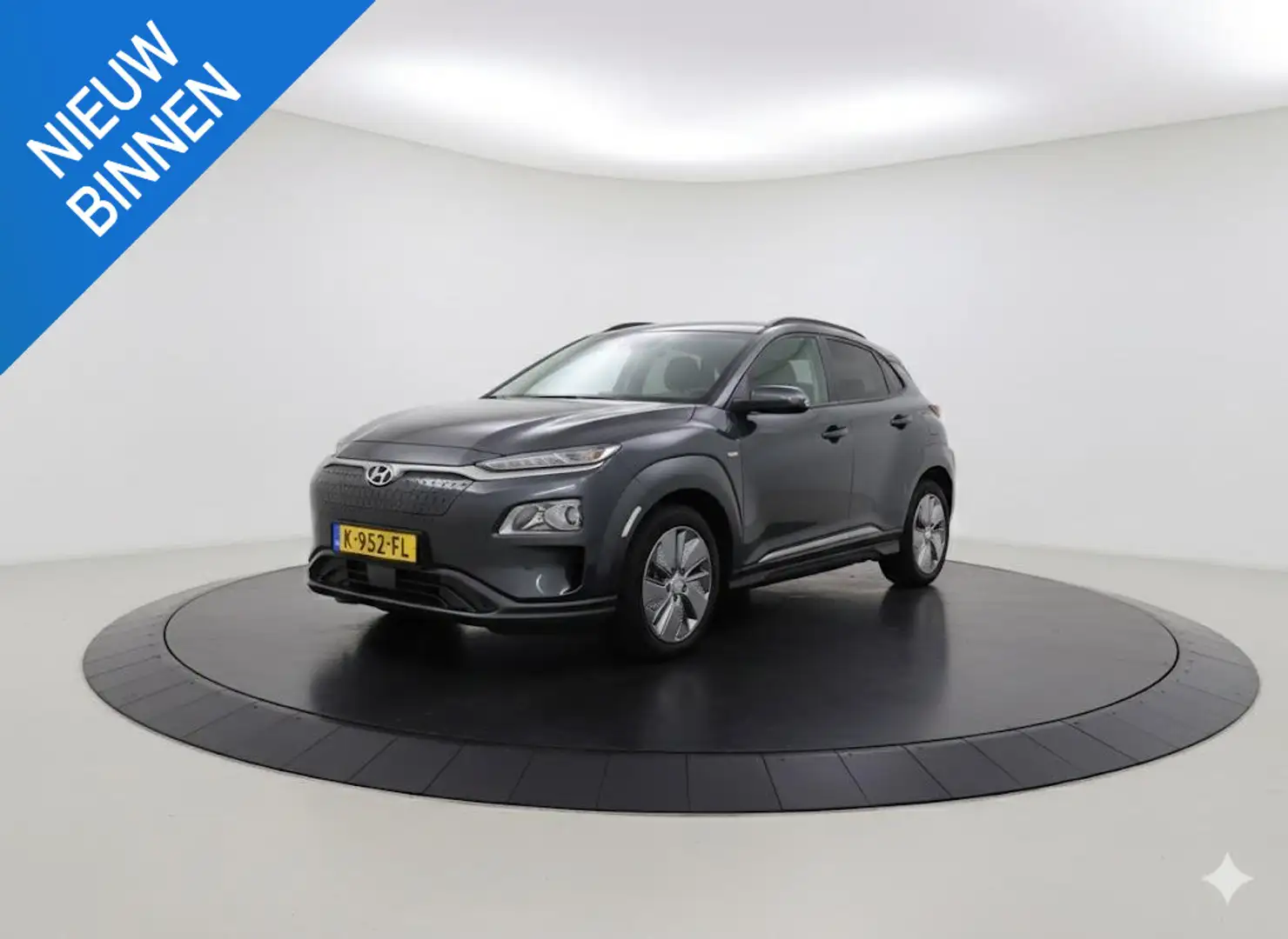 Hyundai KONA EV FASHION 64 KWH I 3 FASE I 99% SOH I APPLE CARPL Gris - 1