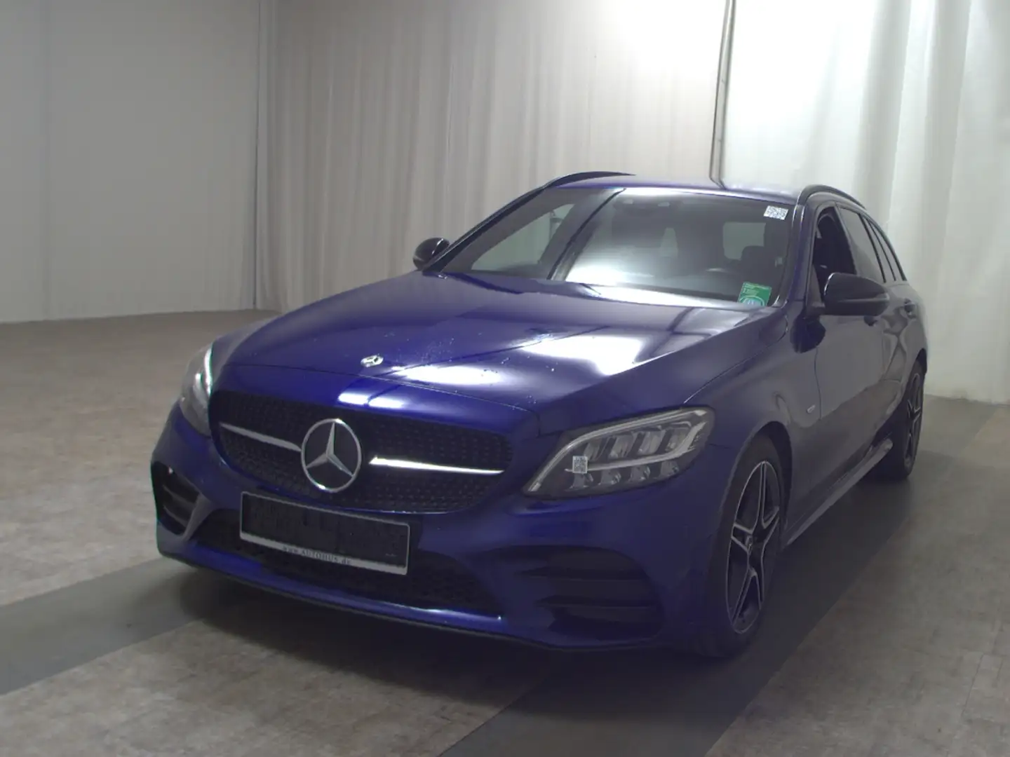 Mercedes-Benz C 220 T d AMG-Line Widescreen Navi LED RFK AHK Azul - 2