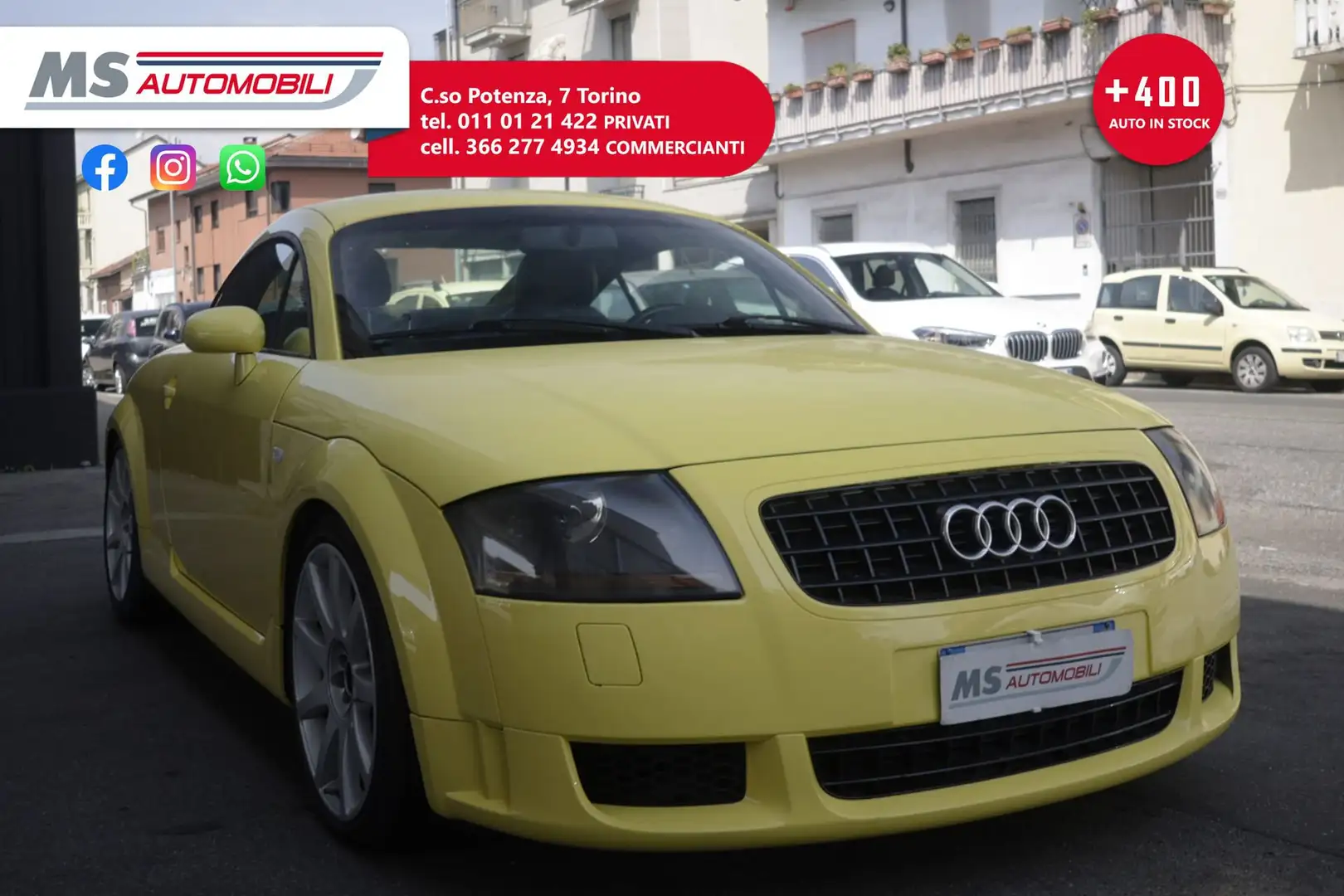 Audi TT Coupé 1.8 T 20V/225 CV cat quattro Unicoproprieta Giallo - 1