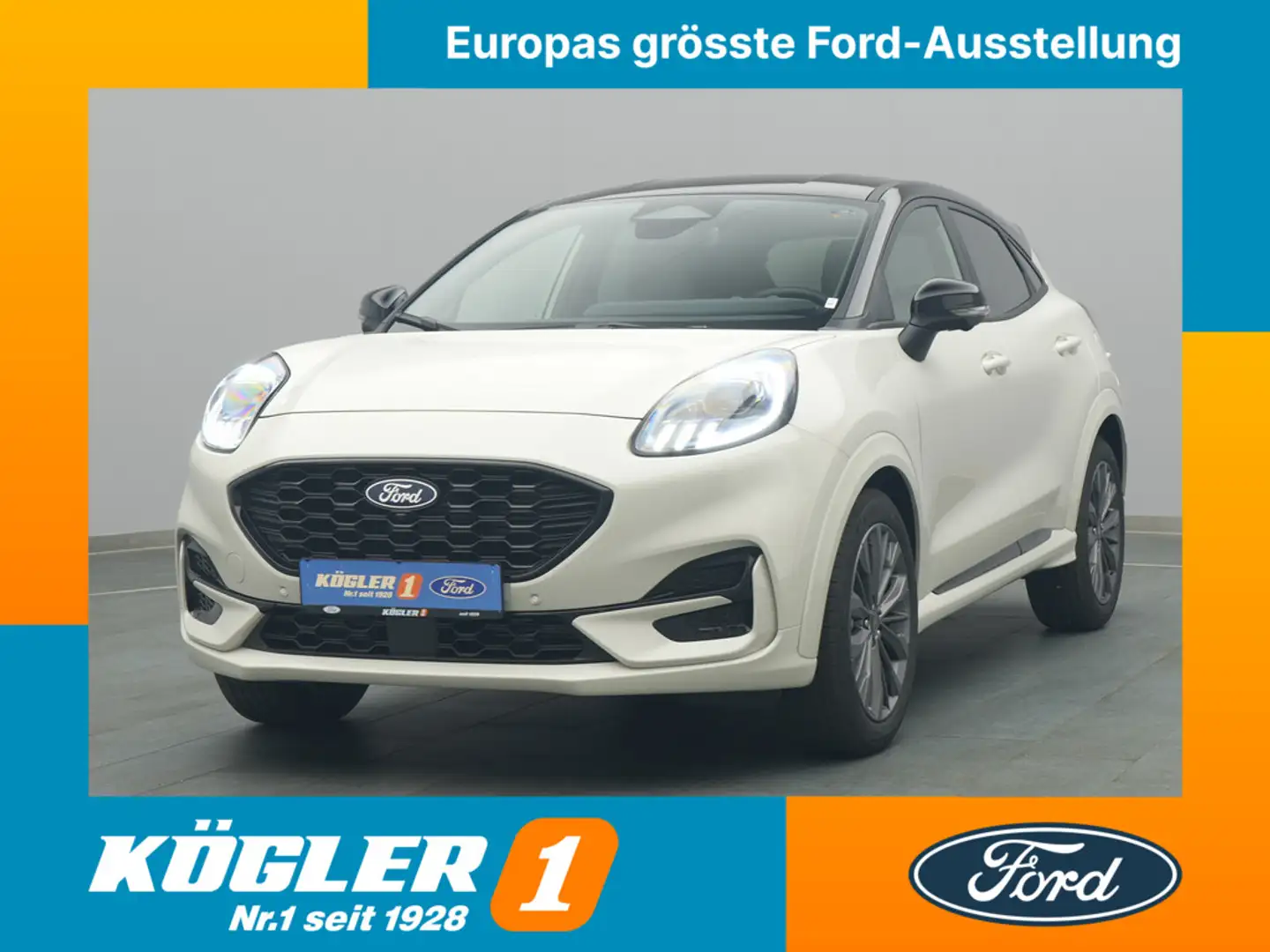 Ford Puma Sound Edition 155PS Aut./PDC/LED/B&O Bianco - 1