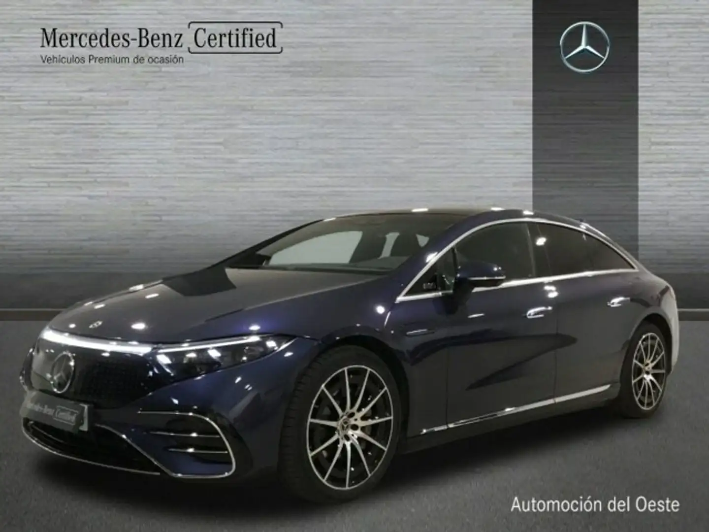 Mercedes-Benz EQS 580 4matic[0-802] Azul - 1