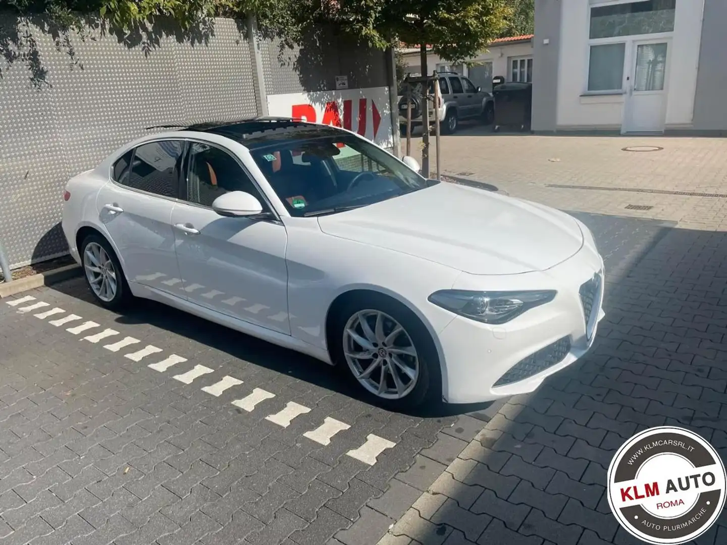 Alfa Romeo Giulia 2.2 Turbodiesel 180 CV AT8 Super Tetto Apribile Blanc - 1