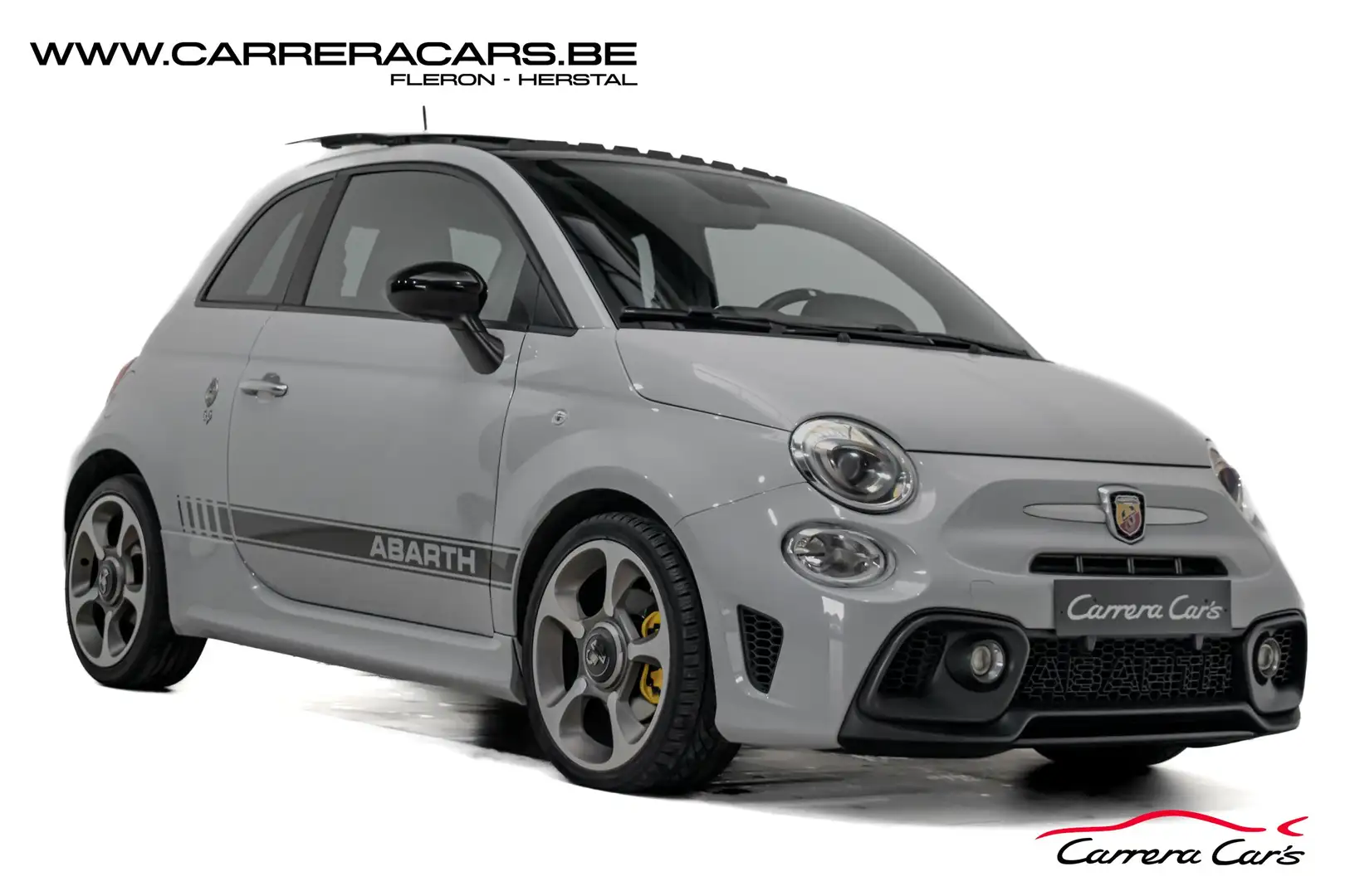 Abarth 595 1.4 T-Jet*|NEW*NAVI*LED*NARDO*PANORAMA*USB*AIRCO|* Šedá - 1