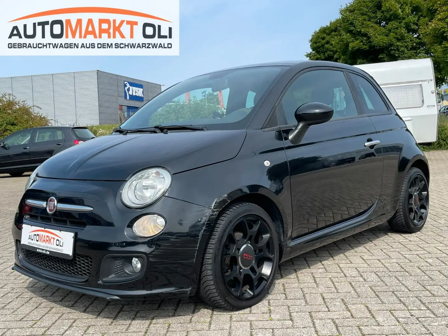 Fiat 500 Sport Automatik*Klima*PDC*Schiebed.*EURO 6 Schwarz - 1