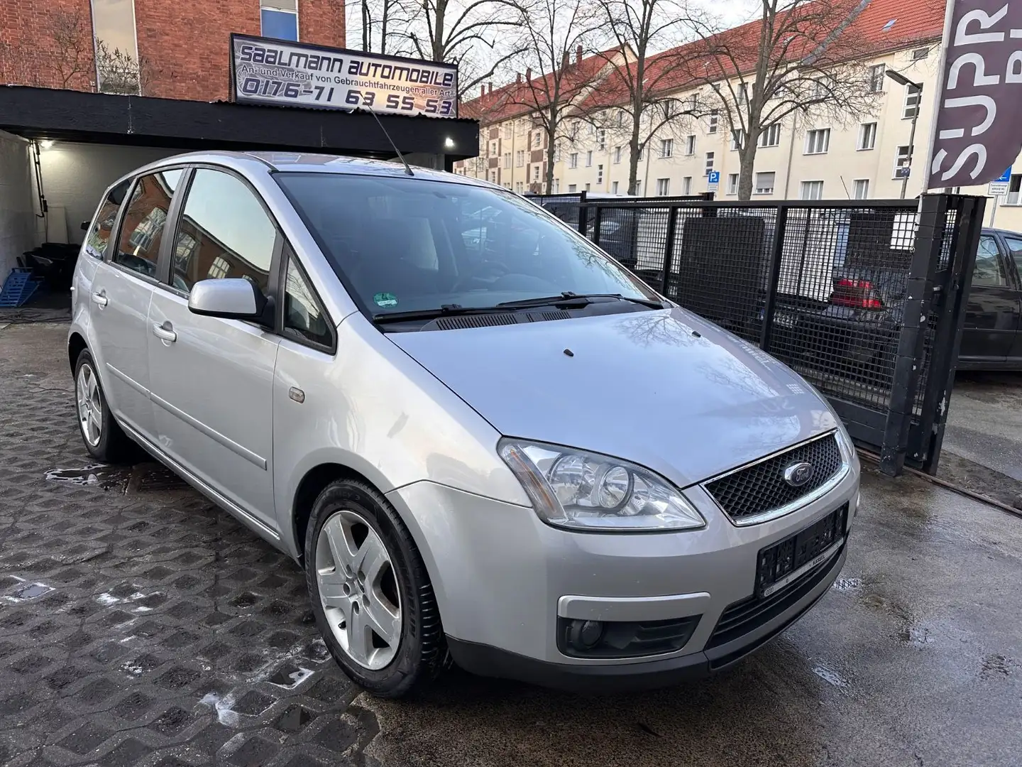Ford Focus C-MAX Fun X*Klima*STZH*Anhängerkpp Plateado - 1