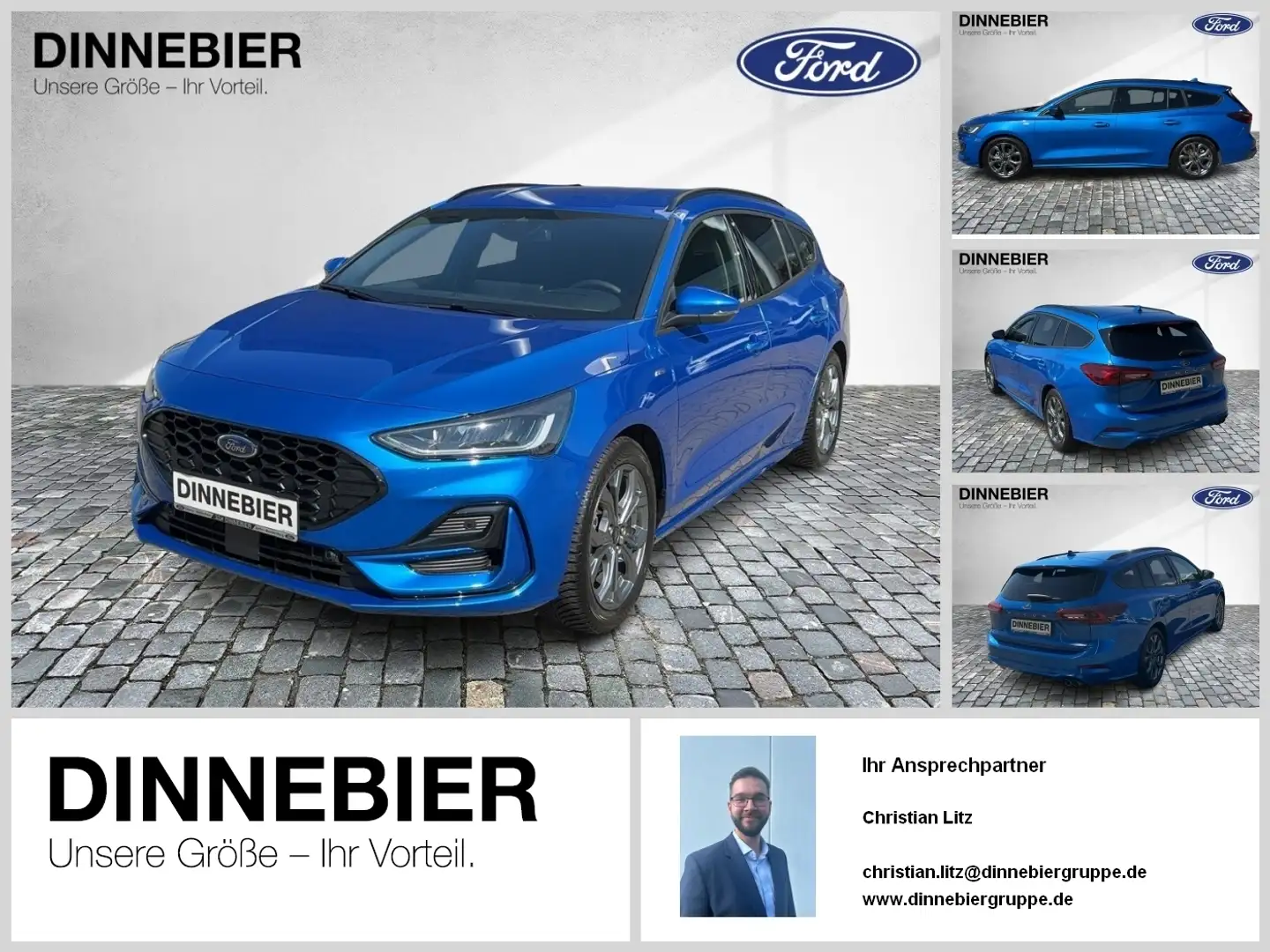 Ford Focus ST-Line X LED+AHK+Kamera+Winterpaket Bleu - 1