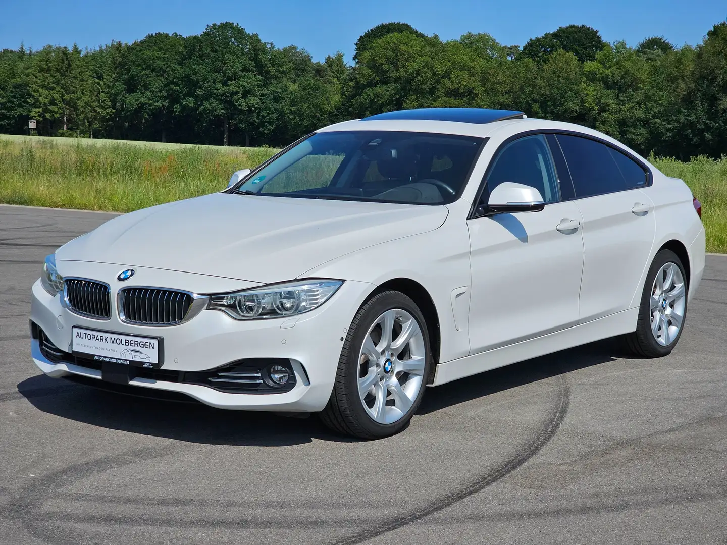BMW 428 Gran Coupé xDrive Luxury Harman-Kardon GARANTIE Weiß - 2