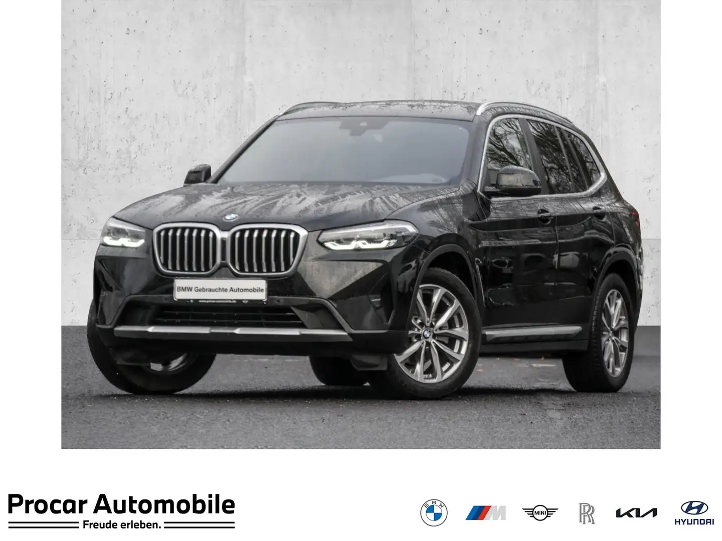 BMW X3 xDrive20d PANO+AHK+LHZ+PA+SHZ+LED Noir - 1