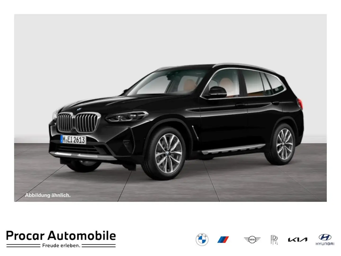 BMW X3 xDrive20d PANO+AHK+LHZ+PA+SHZ+LED Schwarz - 1