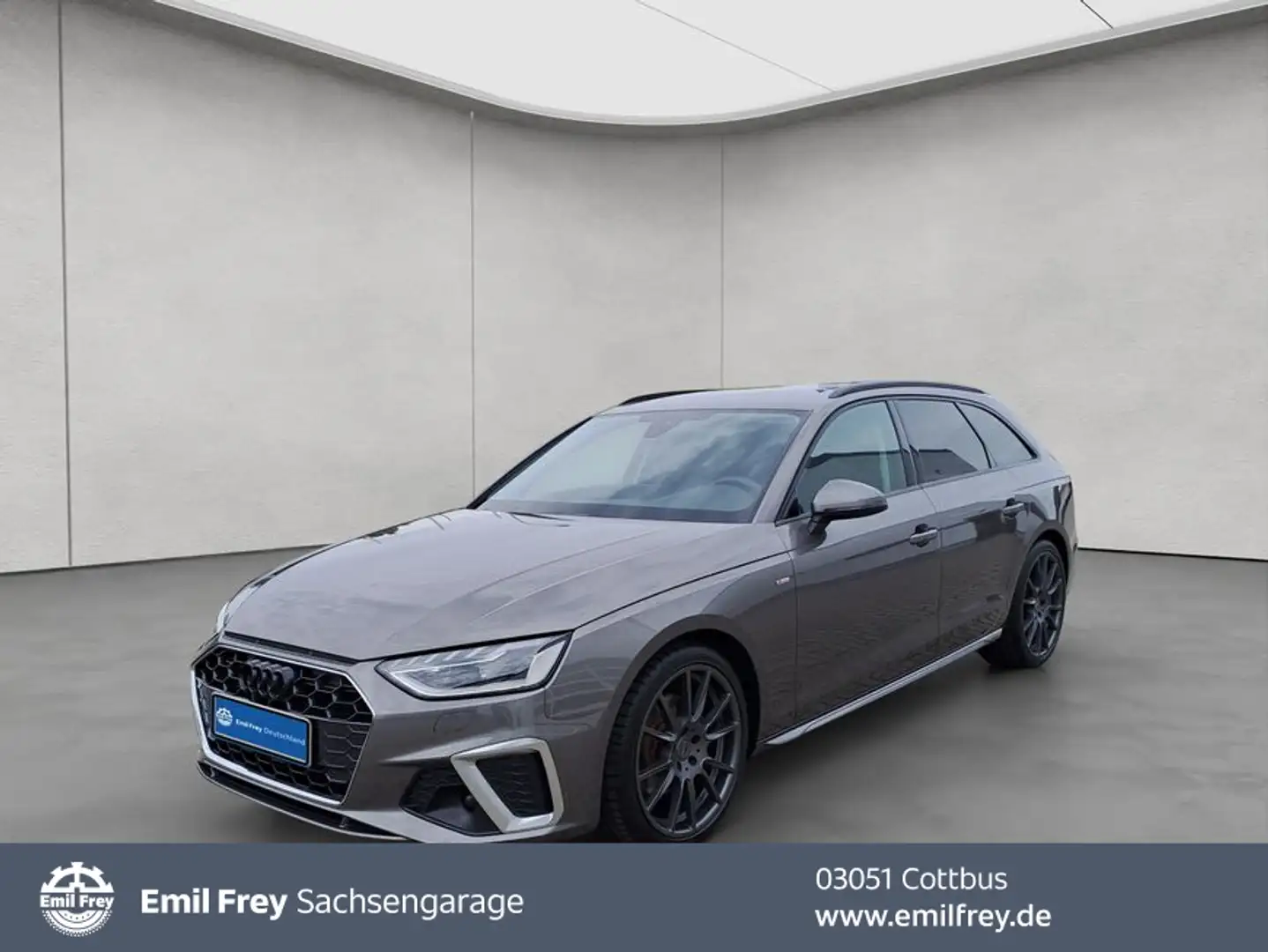 Audi A4 Avant 35 TDI S tronic S line Standhzg. AHZV Grijs - 1