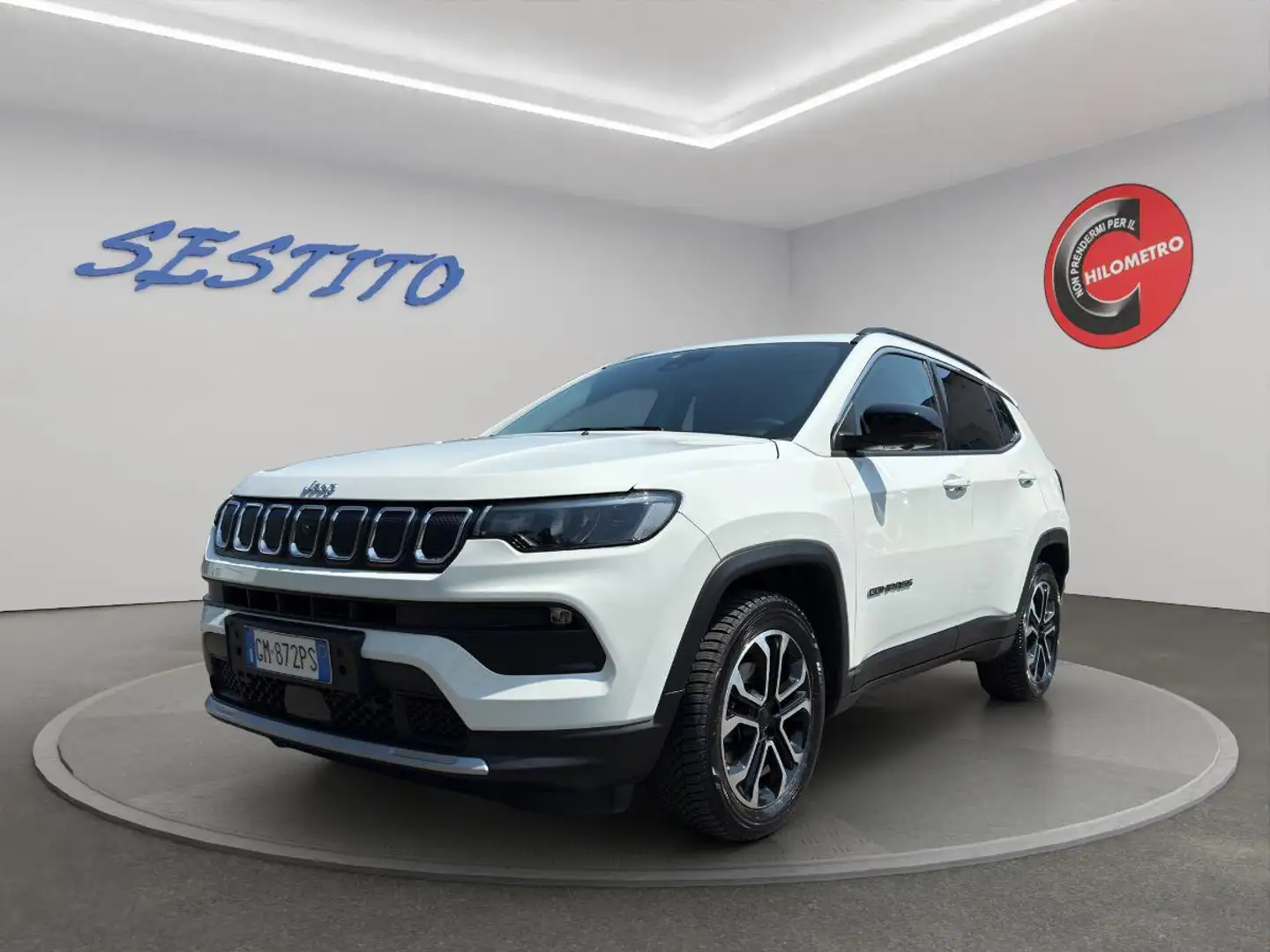 Jeep Compass 1.6 mjt Limited 2wd 130cv Blanc - 1