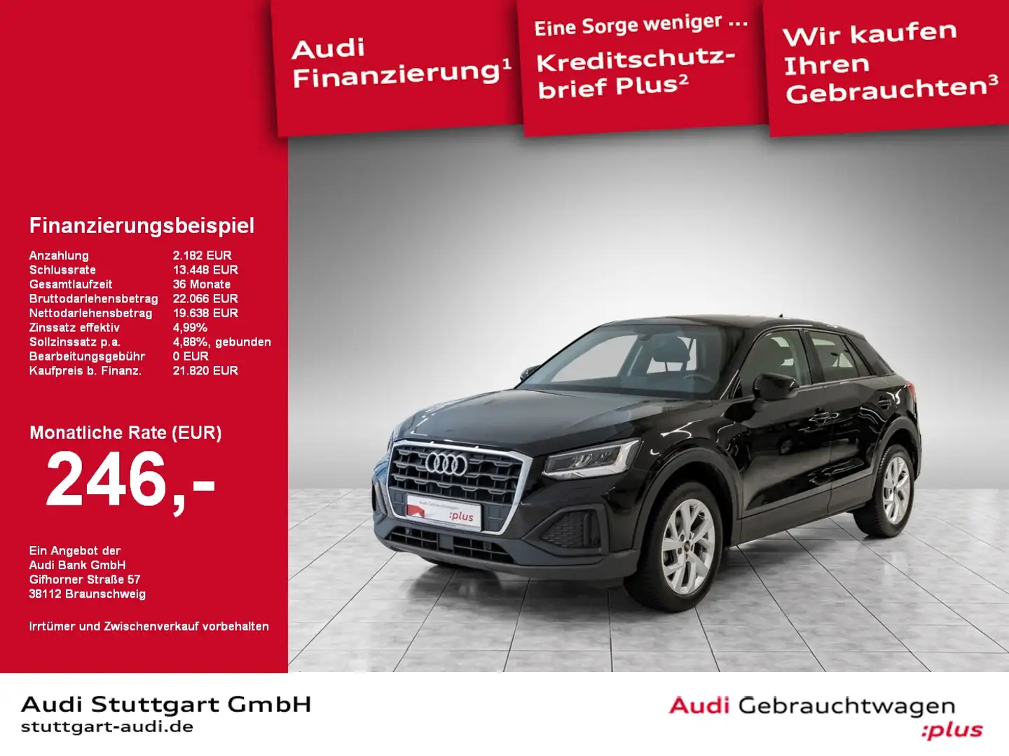 Audi Q2 30 TFSI 6-Gang SHZ Keyless Navi PDC 17'' Schwarz - 1