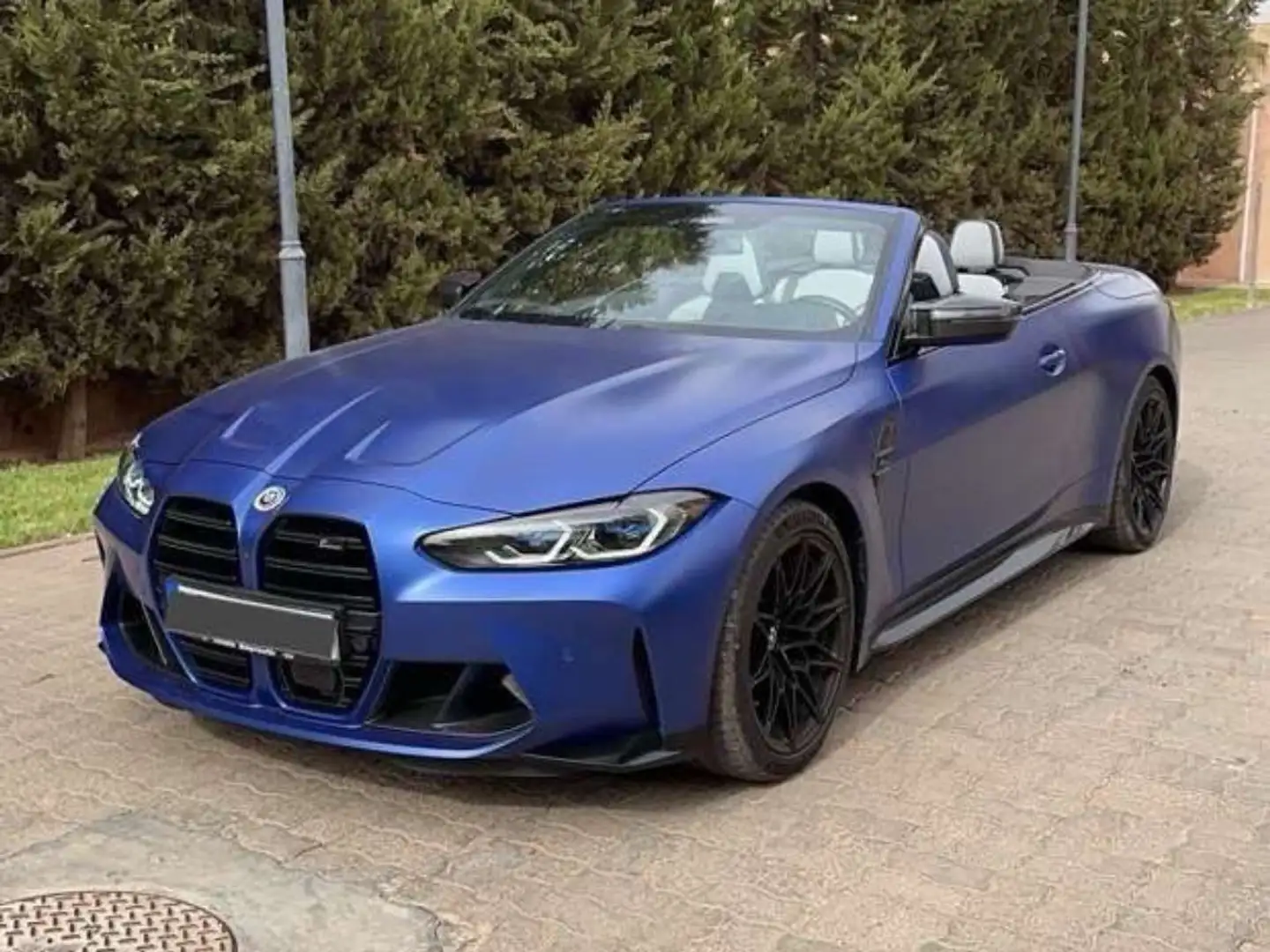 BMW M4 M4 Cabriolet 450 ch M DKG7 Pack Competition Bleu - 1