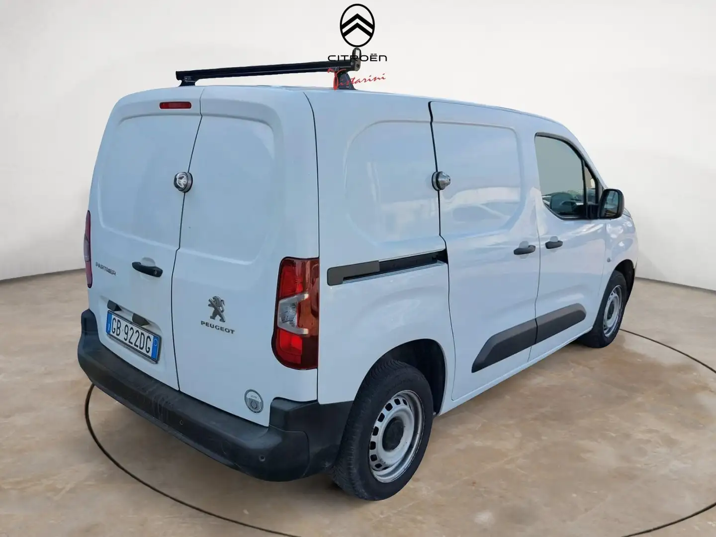 Peugeot Partner 1.5 B-Hdi 102cv E6D-Temp / prezzo IVA esclusa Bianco - 2