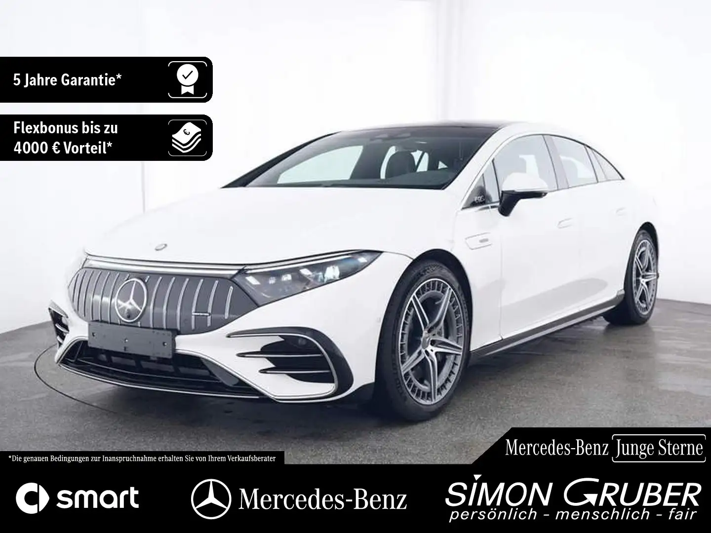 Mercedes-Benz EQS 53 4M AMG 4*Massage/Sitzklima Mod 25 118kwh Weiß - 1